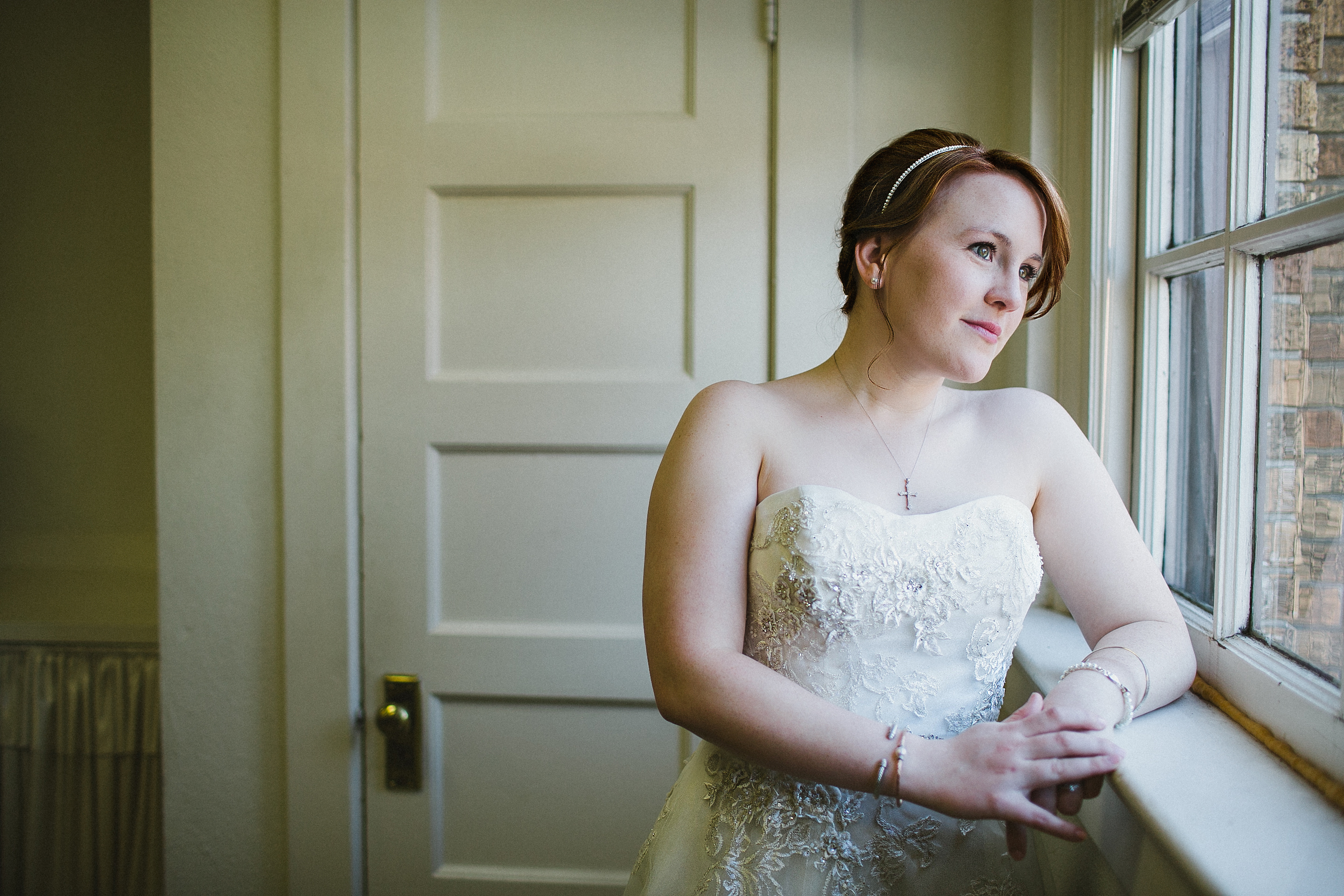 red haired bride