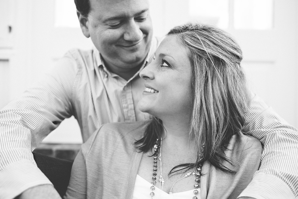 intimate sweet engagement photos