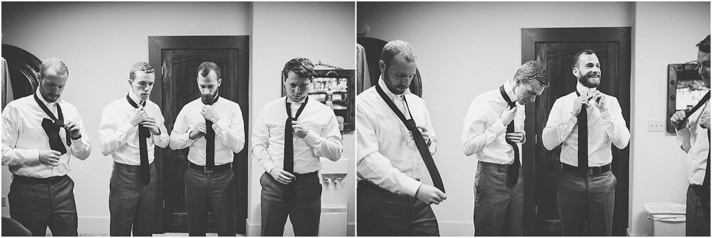 groom getting ready 