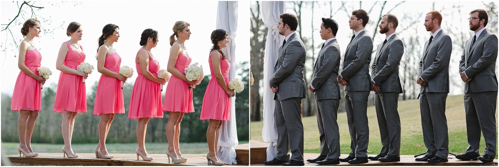 coral bridal arty 