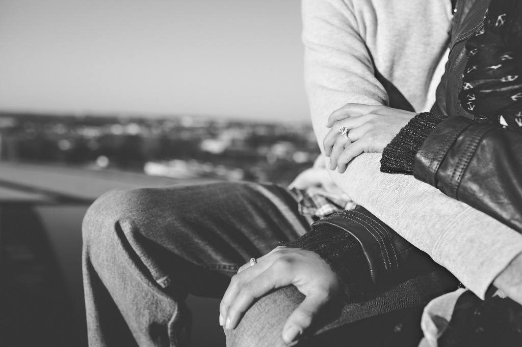 rooftop engagement, FED EX FORUM, FEDEX FORUM engagement photos, Downtown Memphis engagement photos