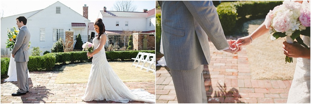 emotional wedding photography, emotional first look, bride seeing groom