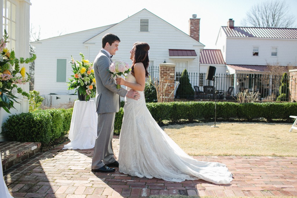 emotional wedding photography, emotional first look, bride seeing groom