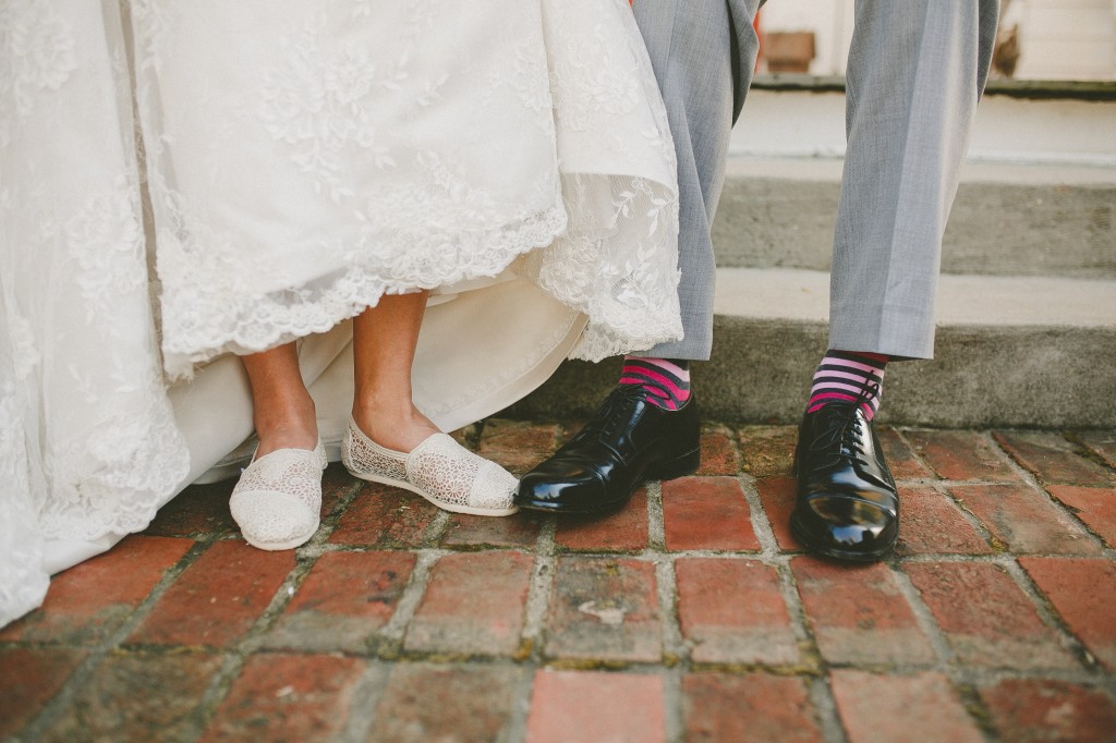 intimate wedding photography, nontraditional wedding photos, toms wedding shoes 