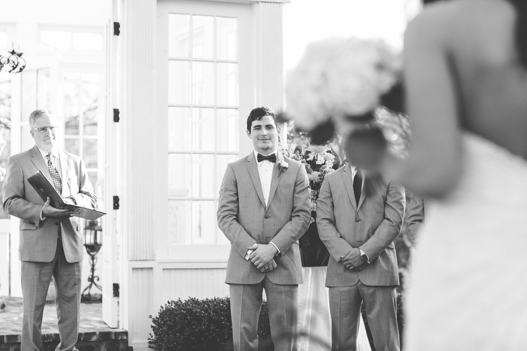 intimate wedding photography, nontraditional wedding photos, groom seeing bride