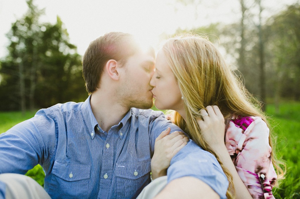 engagement photos in a field, rural engagement photos, rust engagement photos, Tennessee wedding photography, Kelly Ginn Photography,  romantic engagement photos, creative engagement photos, intimate engagement photos, candid engagement photos