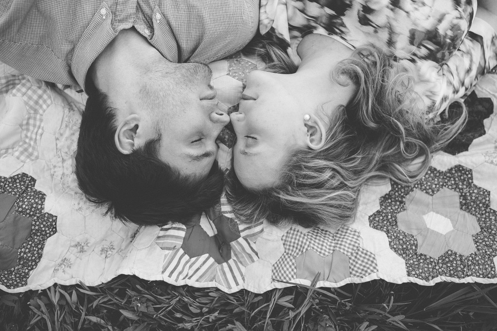 engagement photos in a field, rural engagement photos, rust engagement photos, Tennessee wedding photography, Kelly Ginn Photography,  romantic engagement photos, creative engagement photos, intimate engagement photos, candid engagement photos