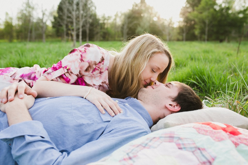 engagement photos in a field, rural engagement photos, rust engagement photos, Tennessee wedding photography, Kelly Ginn Photography,  romantic engagement photos, creative engagement photos, intimate engagement photos, candid engagement photos