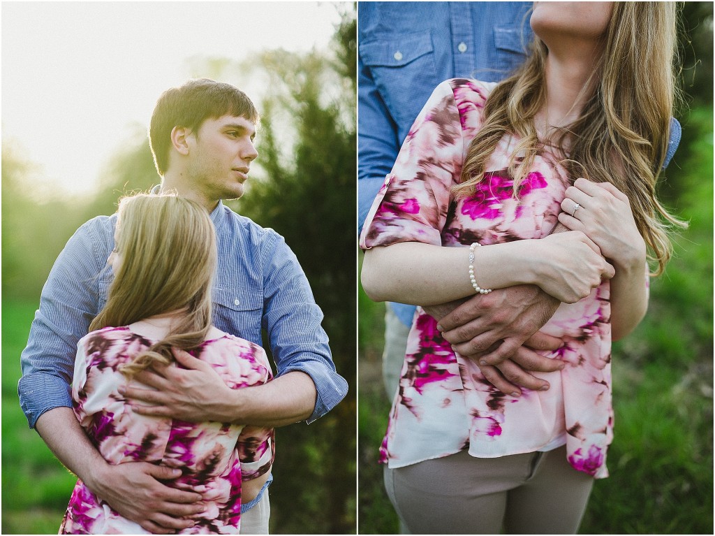 engagement photos in a field, rural engagement photos, rust engagement photos, Tennessee wedding photography, Kelly Ginn Photography,  romantic engagement photos, creative engagement photos, intimate engagement photos, candid engagement photos