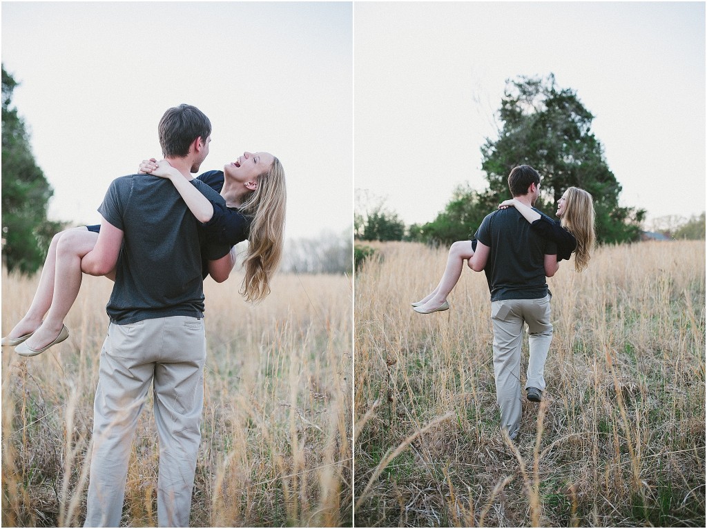 engagement photos in a field, rural engagement photos, rust engagement photos, Tennessee wedding photography, Kelly Ginn Photography,  romantic engagement photos, creative engagement photos, intimate engagement photos, candid engagement photos