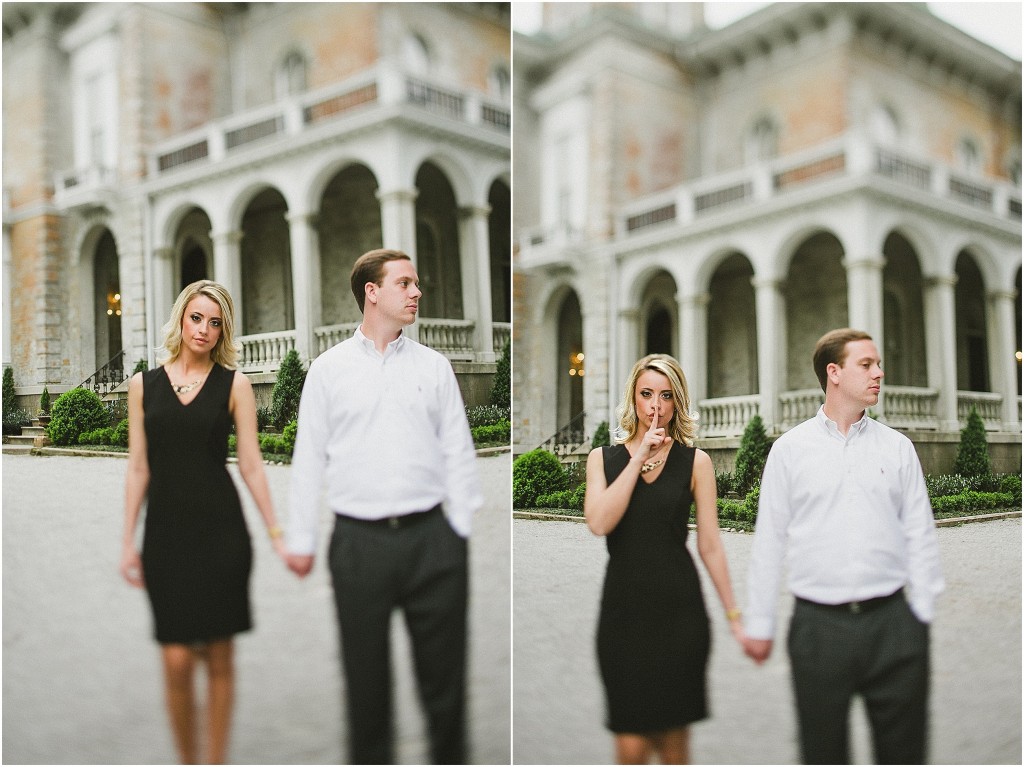 Annesdale Historic Mansion engagement photos, romantic engagement photos