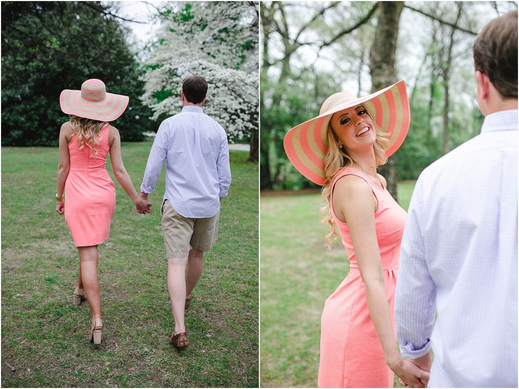 spring engagement photos
