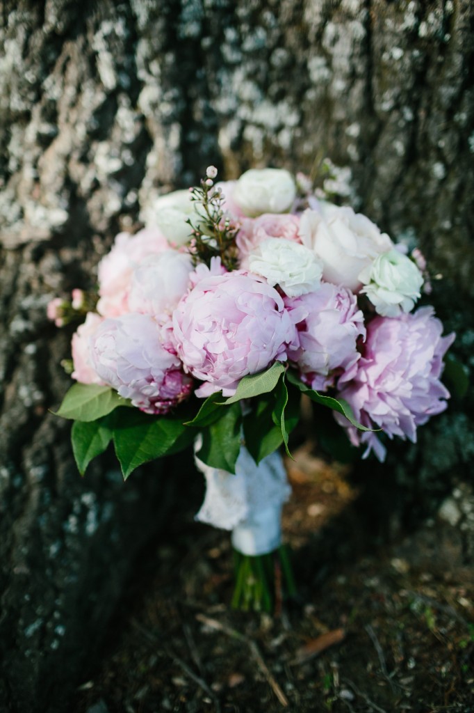 pink peonies bridal bouquet 