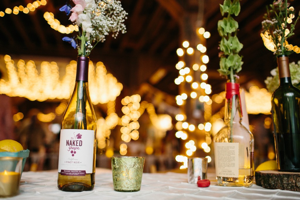 wine glass bottles for centerpieces 