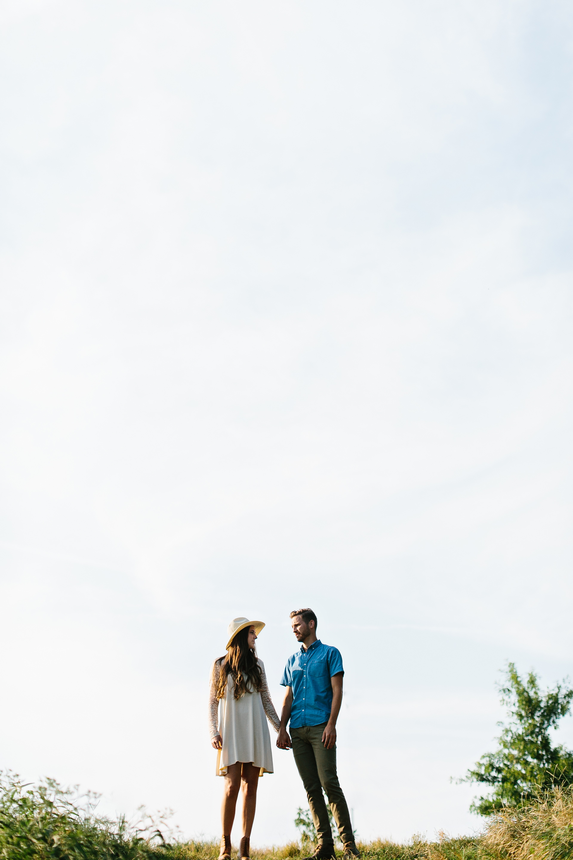 Urban engagement photos, creative wedding photography, tennessee wedding photography