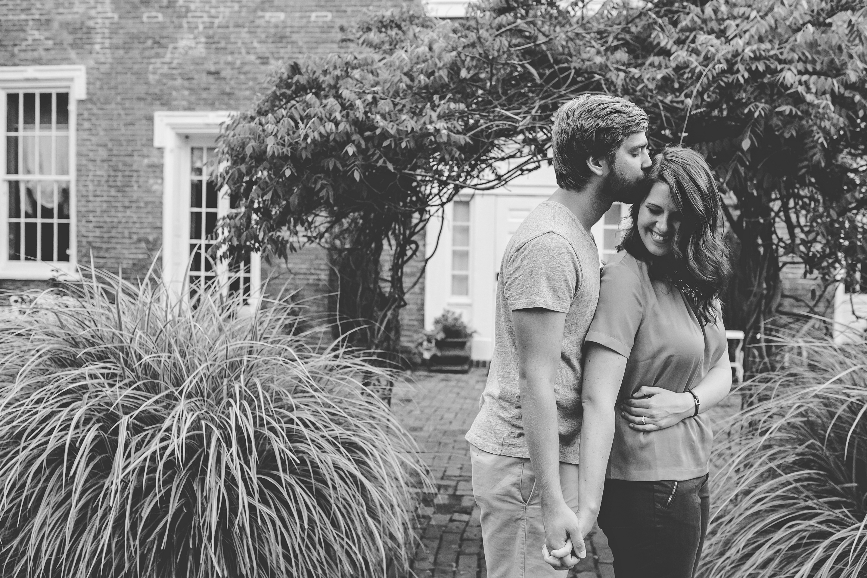 creative engagement photos, natural light wedding photographer, tennessee wedding
