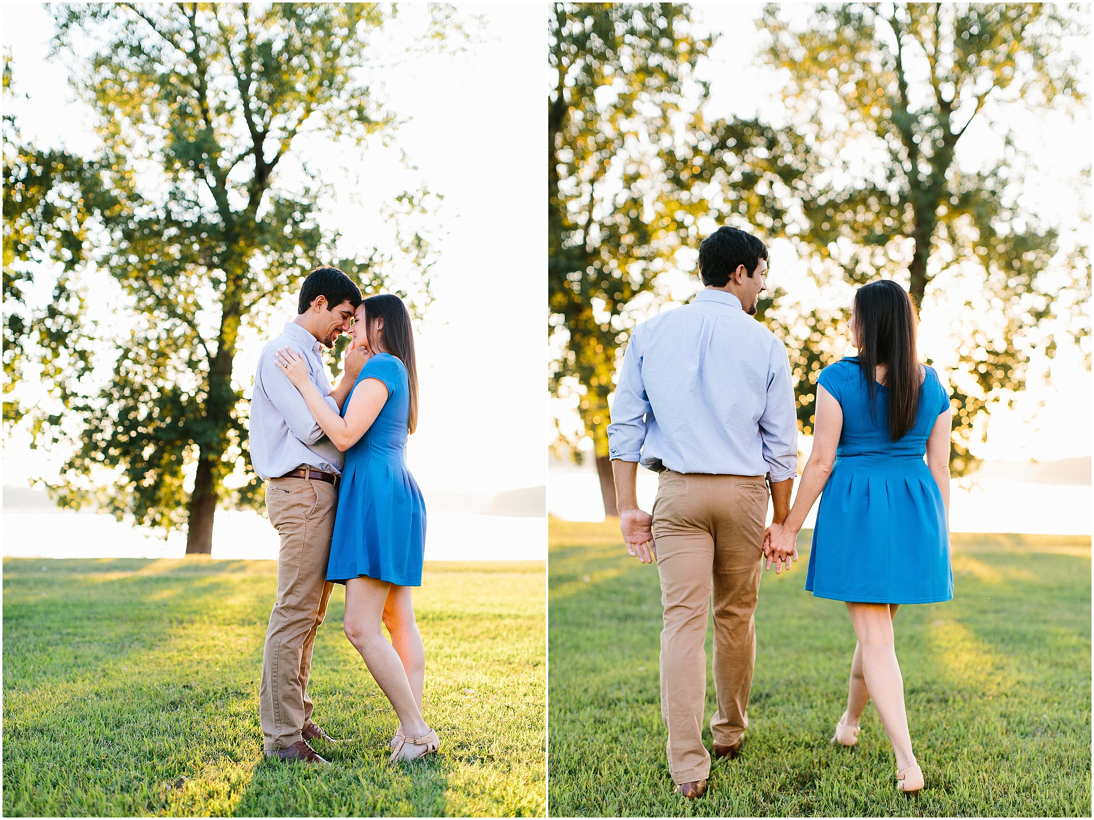 downtown engagement pictures