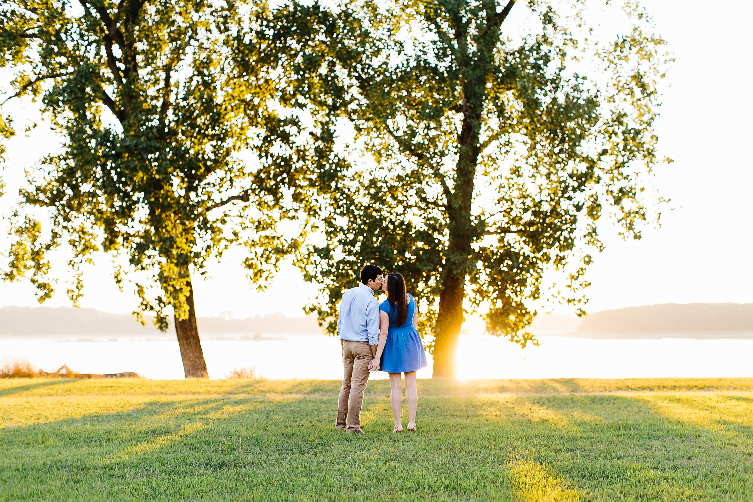 downtown engagement pictures