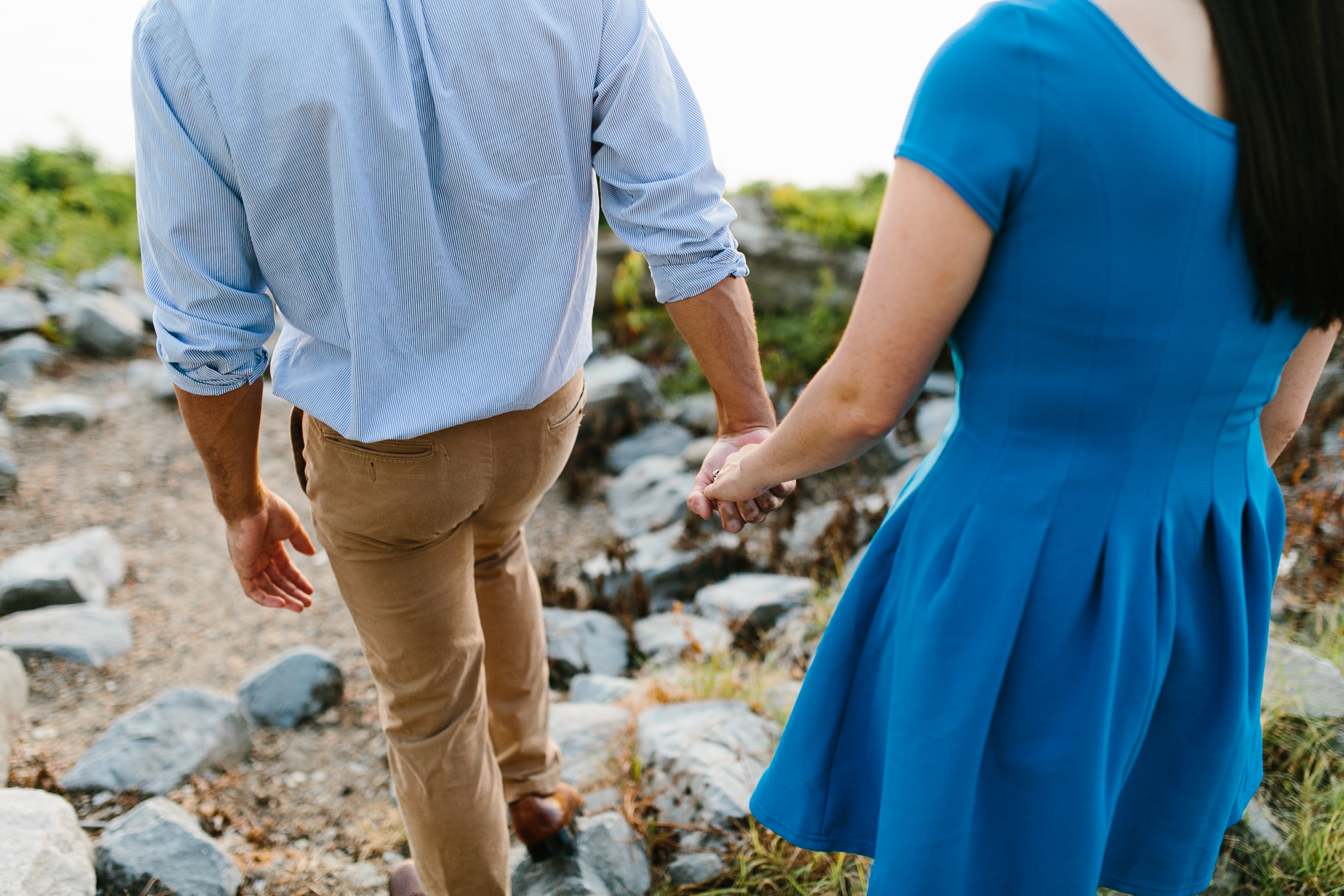 downtown engagement pictures