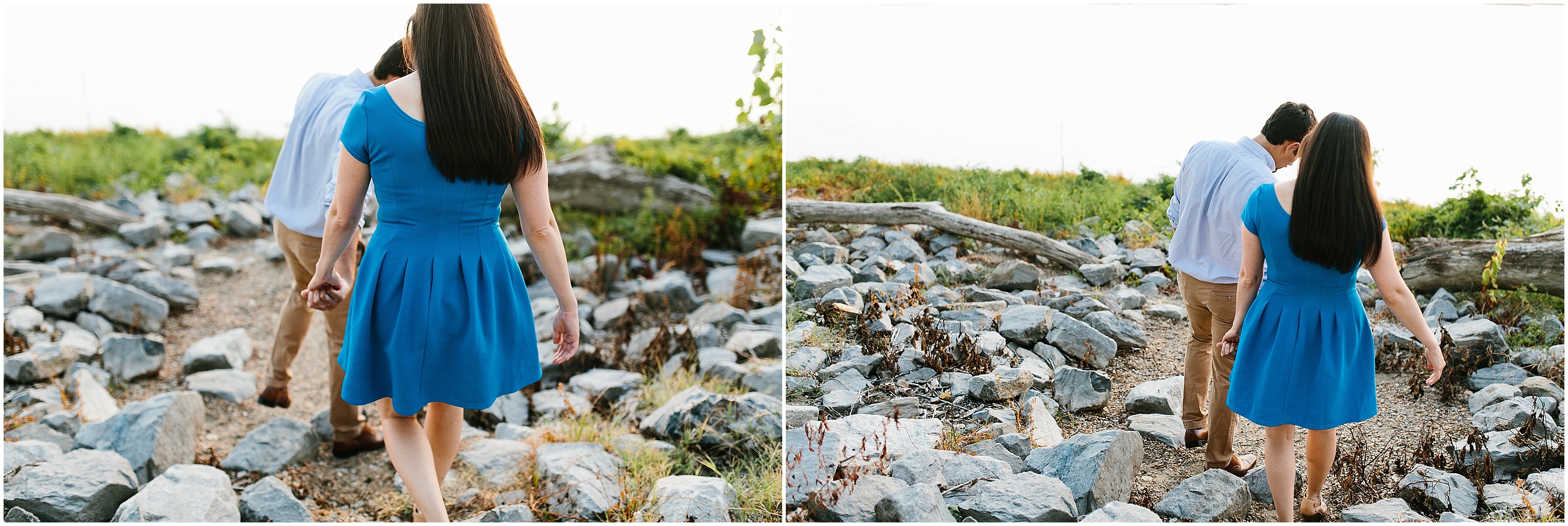 downtown engagement pictures