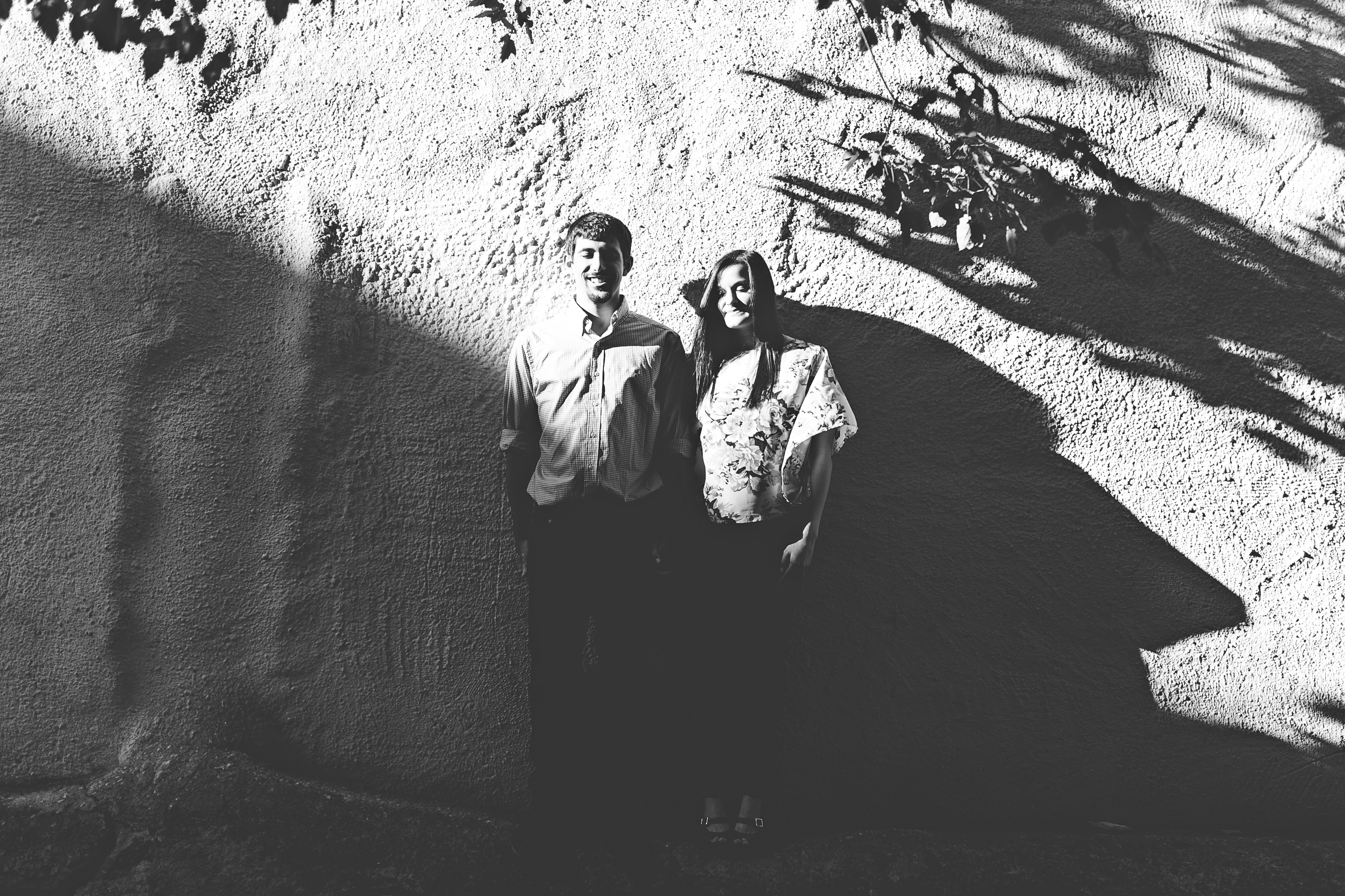 downtown engagement pictures