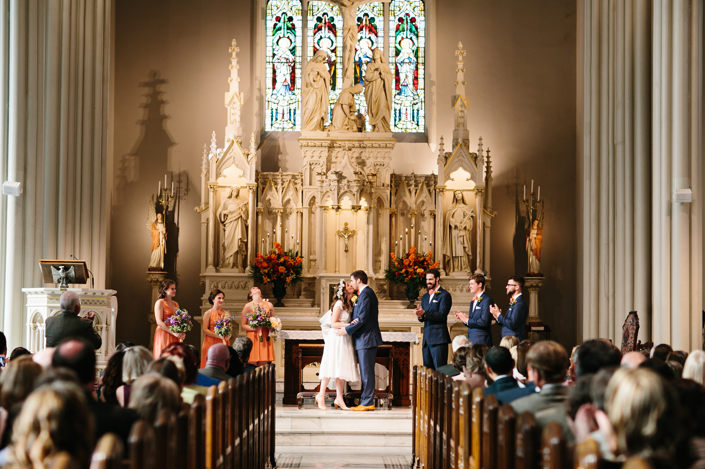 catholic wedding. stunning catholic wedding