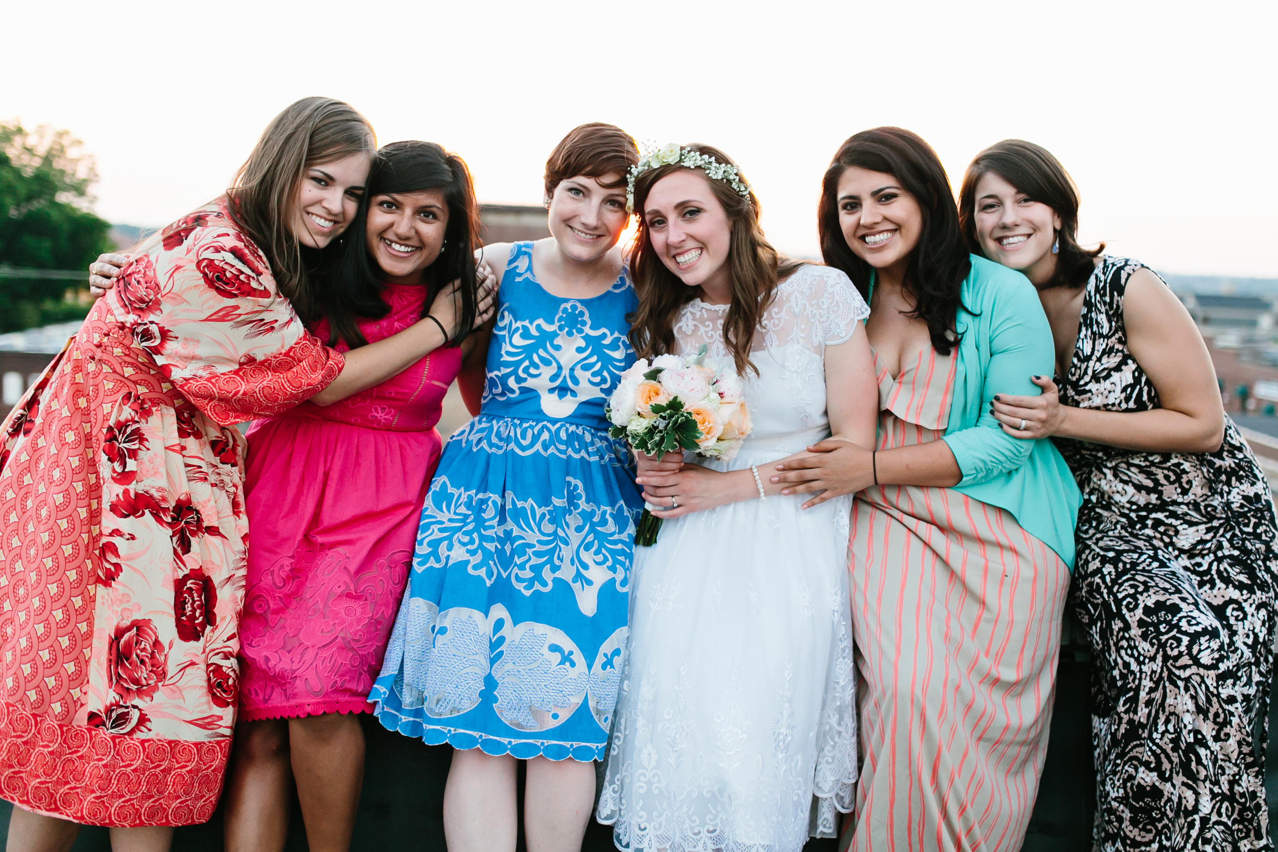 wedding guest with bride