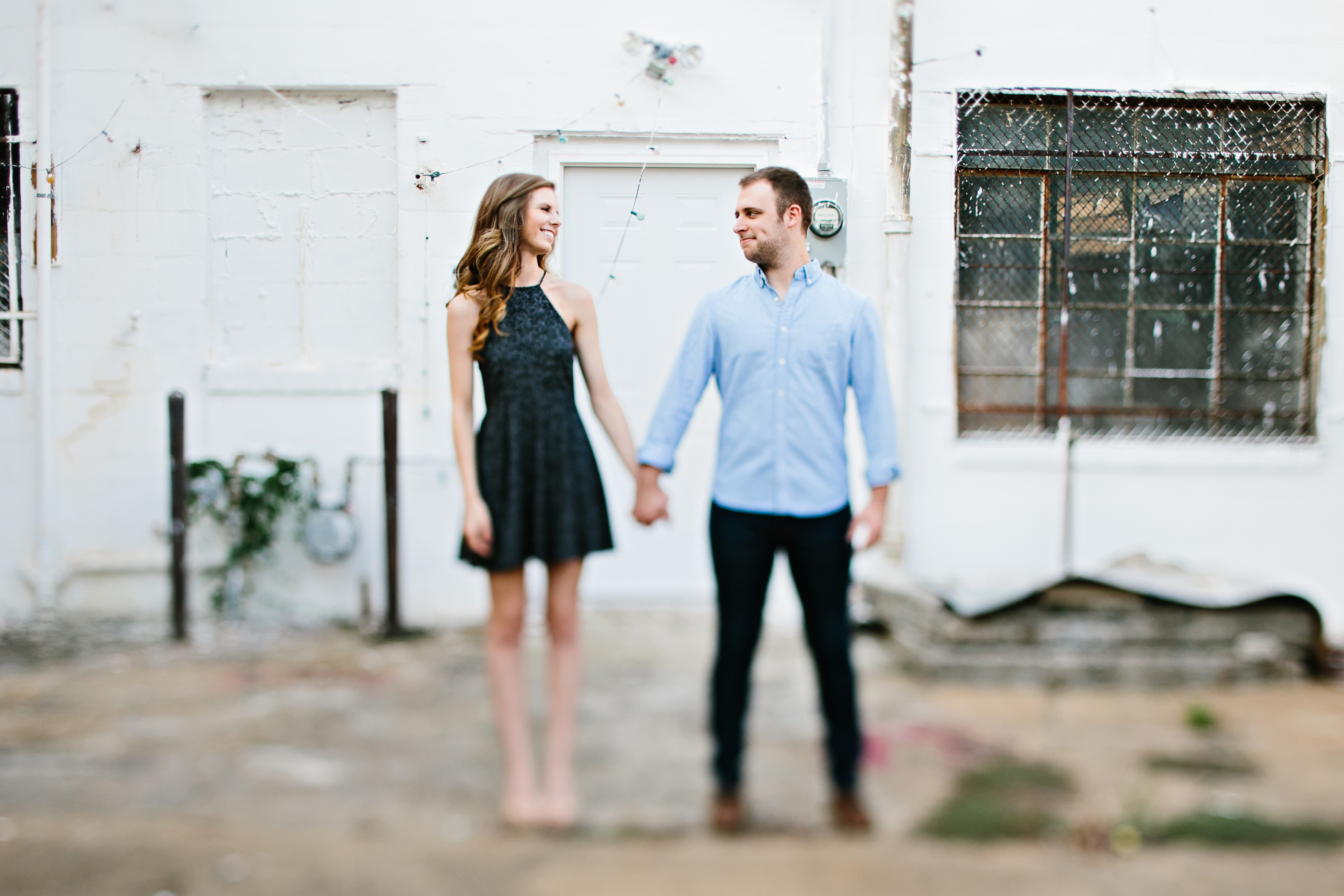 Creative engagement photos. Tennessee wedding photography. Urban engagement photos. Authentic, intimate wedding photography