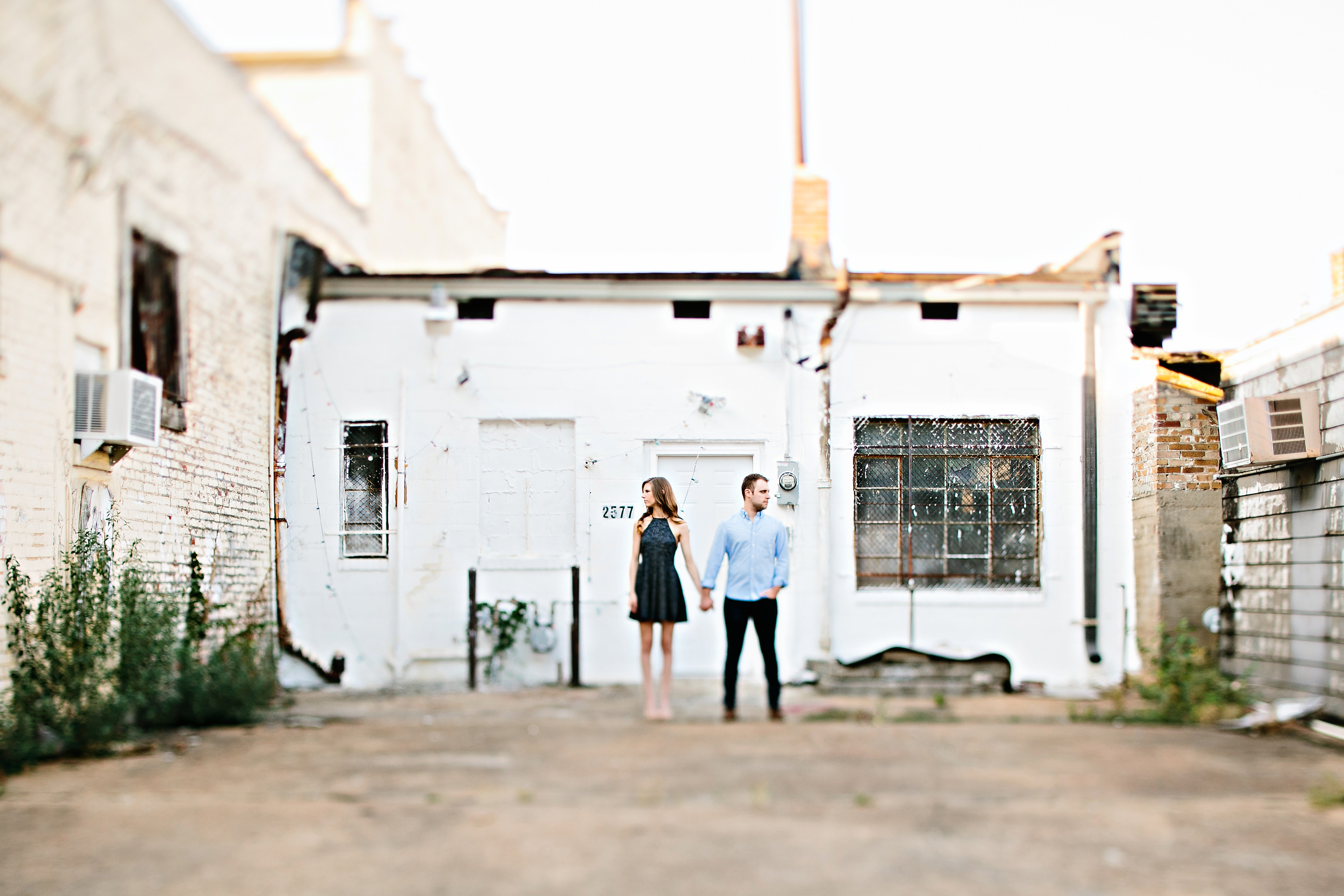 Creative engagement photos. Tennessee wedding photography. Urban engagement photos. Authentic, intimate wedding photography