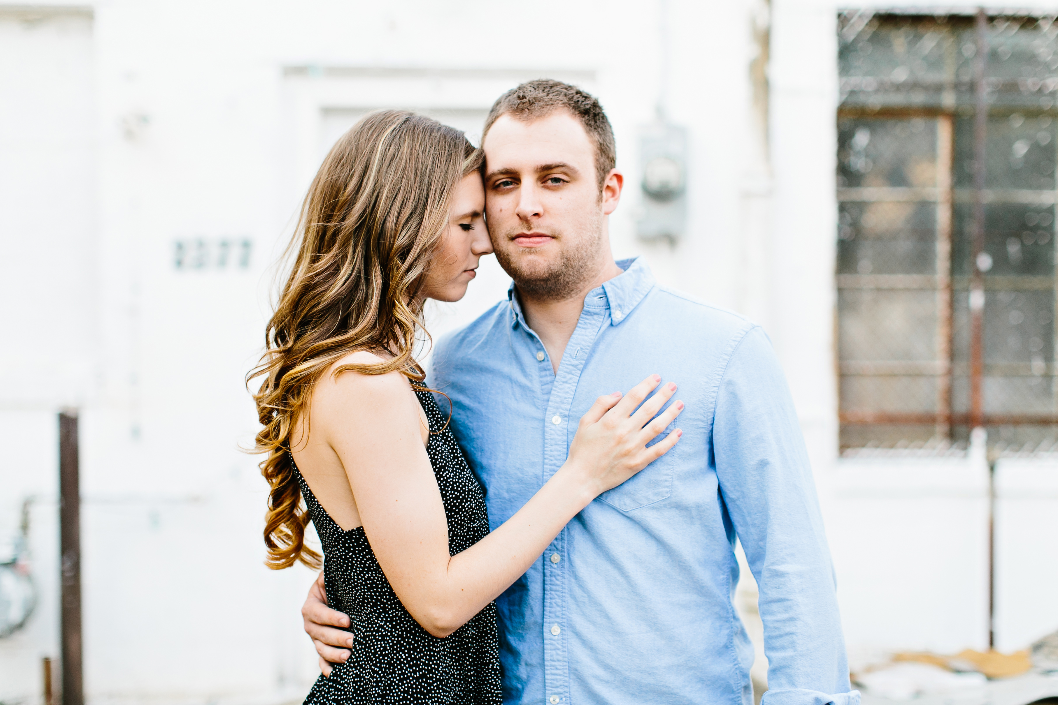 Creative engagement photos. Tennessee wedding photography. Urban engagement photos. Authentic, intimate wedding photography