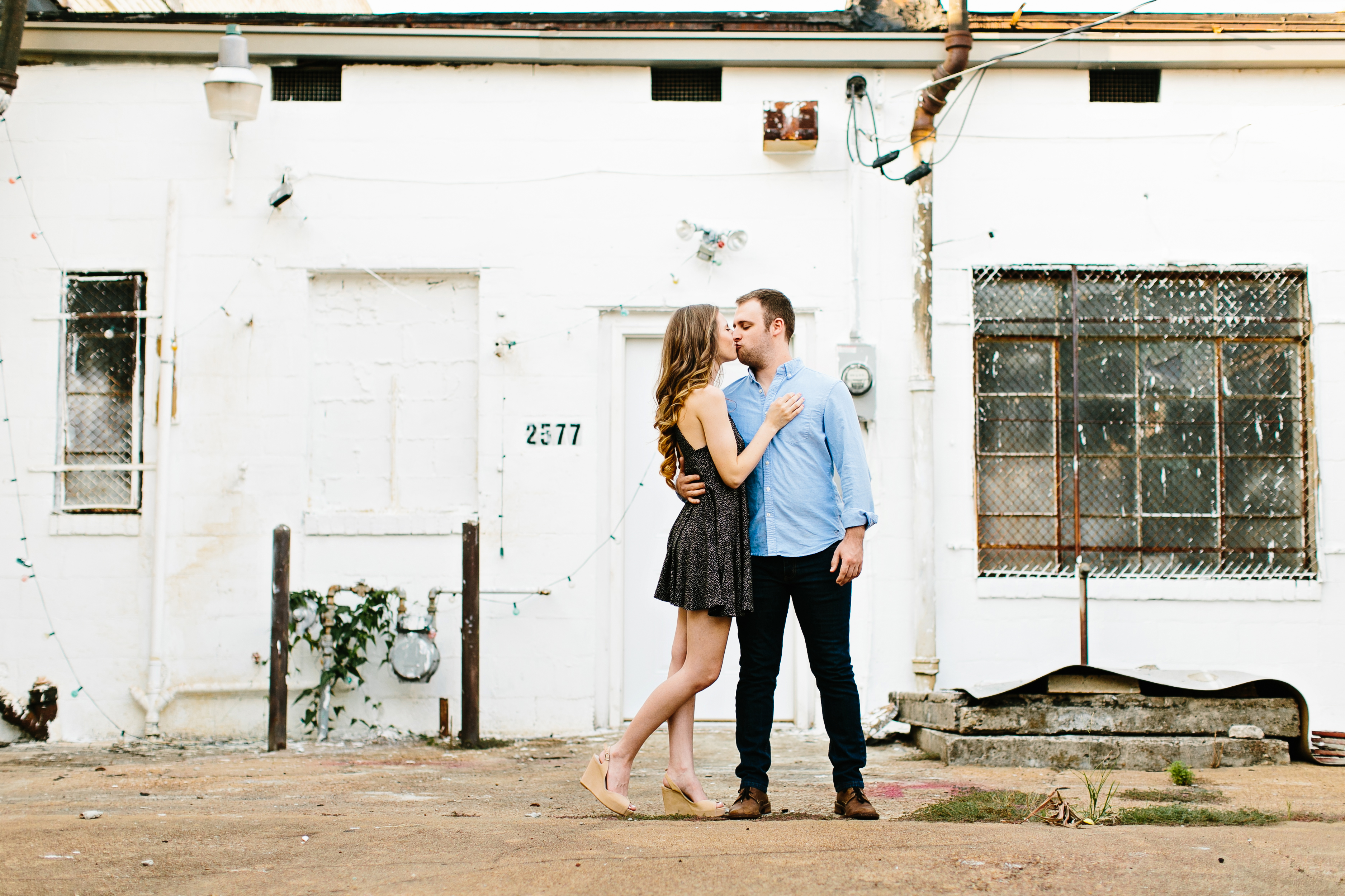 Creative engagement photos. Tennessee wedding photography. Urban engagement photos. Authentic, intimate wedding photography