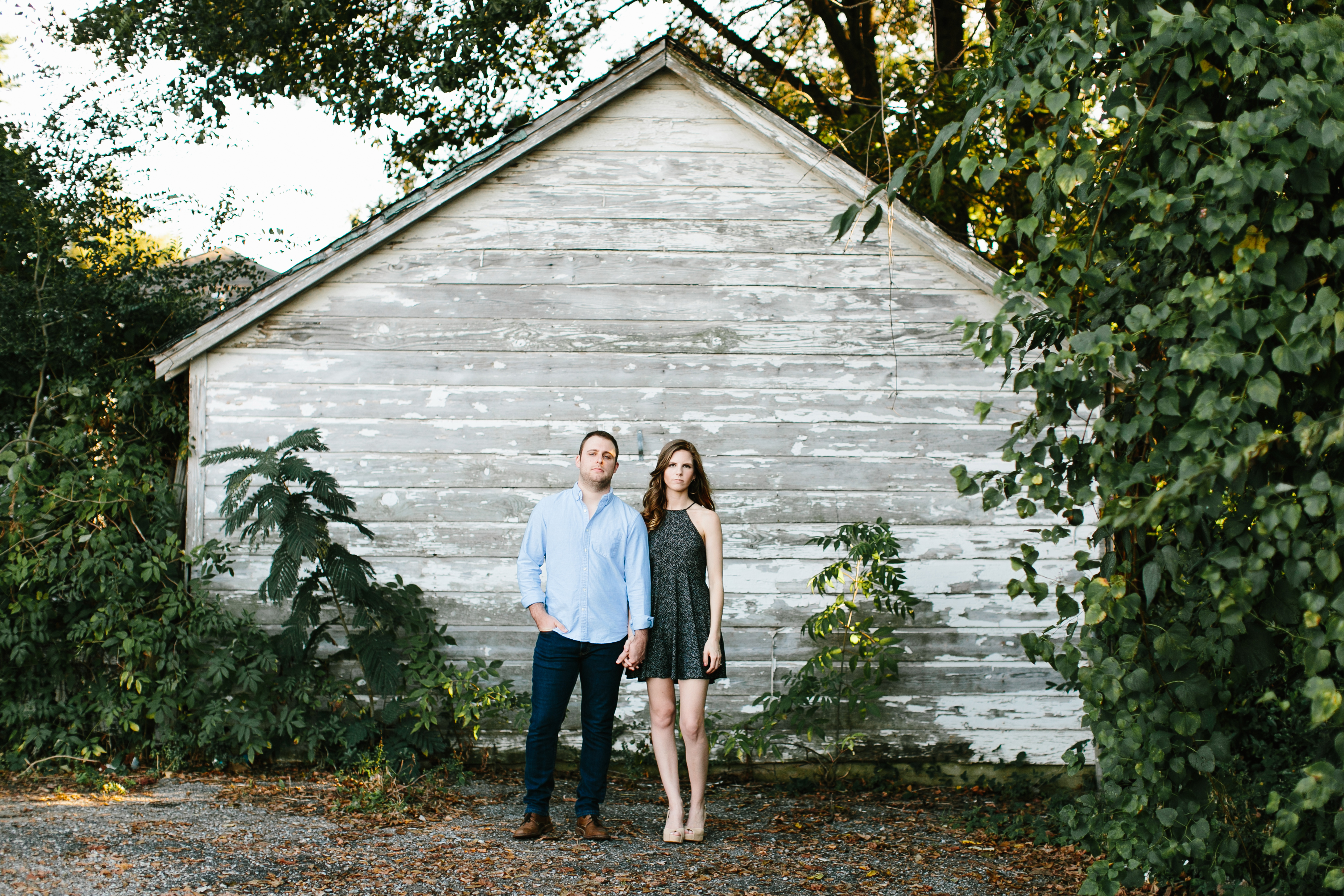 Creative engagement photos. Tennessee wedding photography. Urban engagement photos. Authentic, intimate wedding photography