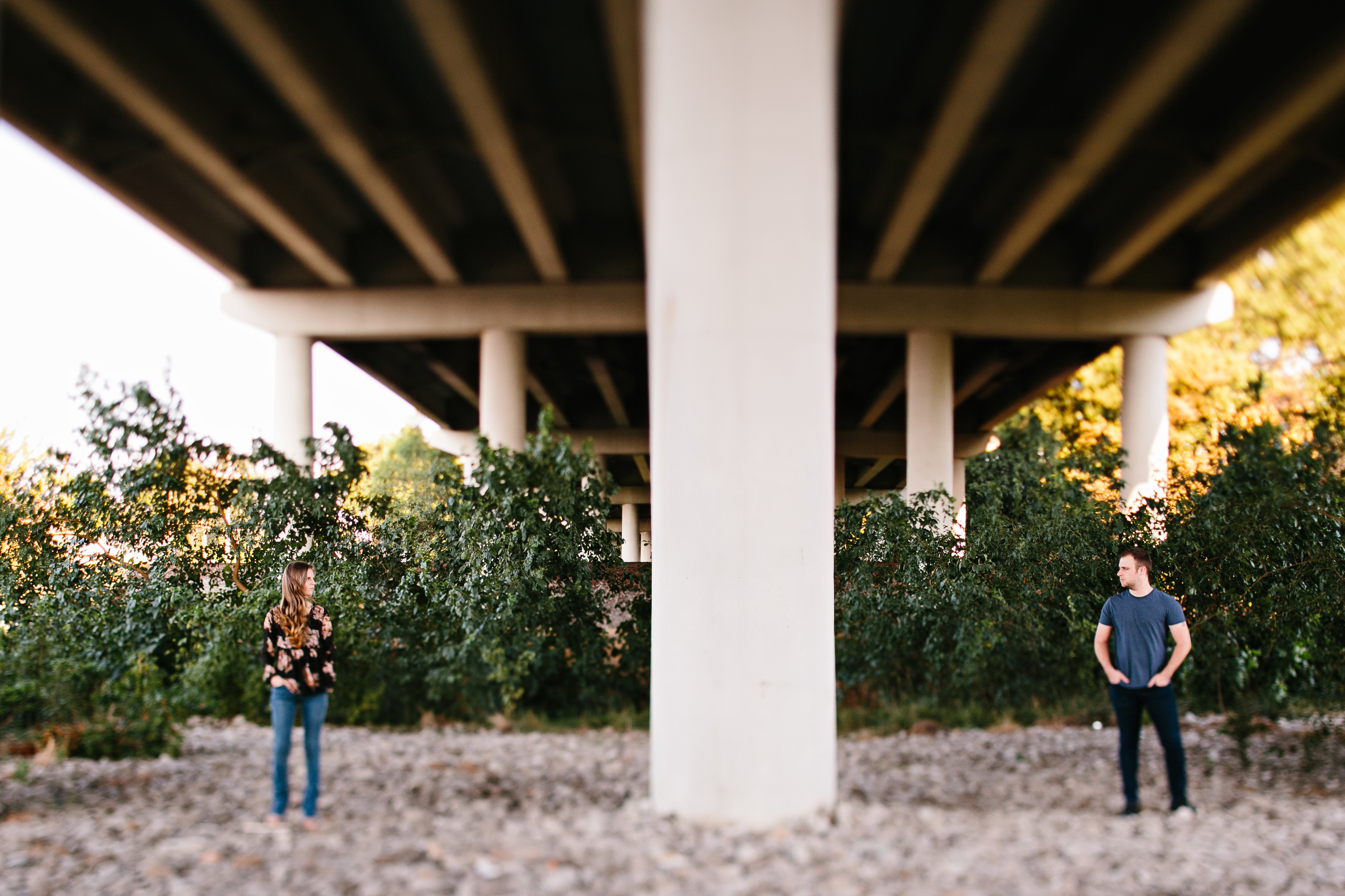 Creative engagement photos. Tennessee wedding photography. Urban engagement photos. Authentic, intimate wedding photography