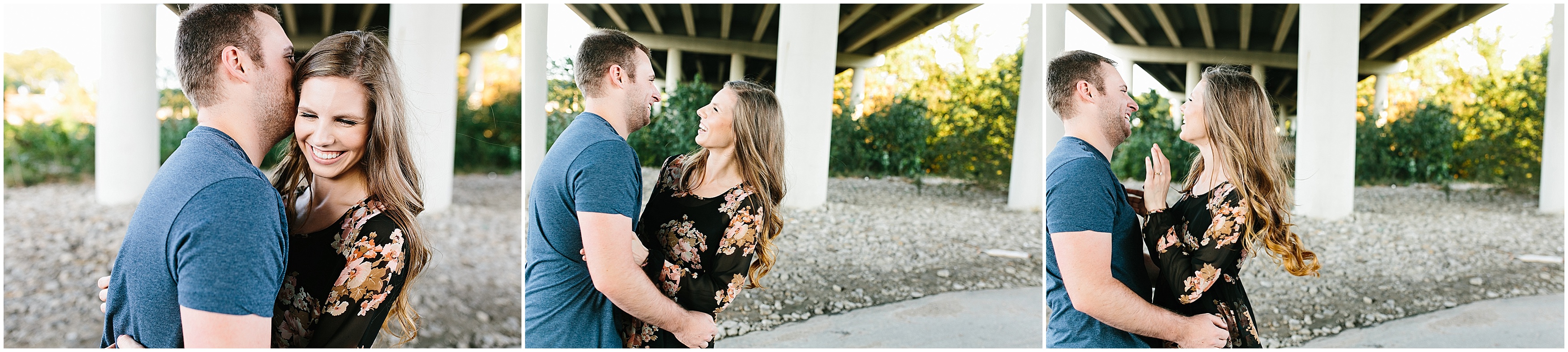 Creative engagement photos. Tennessee wedding photography. Urban engagement photos. Authentic, intimate wedding photography