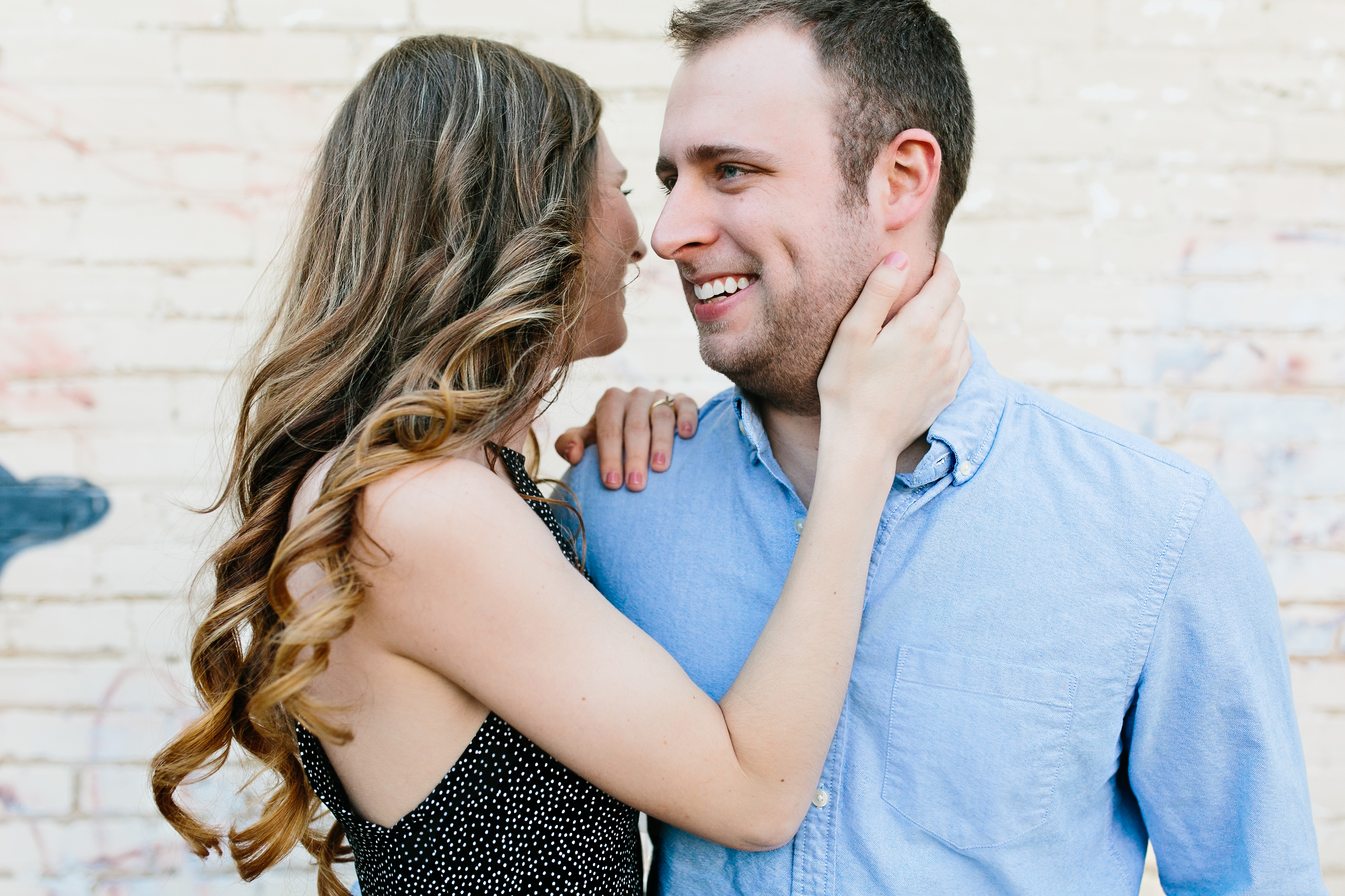 Creative engagement photos. Tennessee wedding photography. Urban engagement photos. Authentic, intimate wedding photography