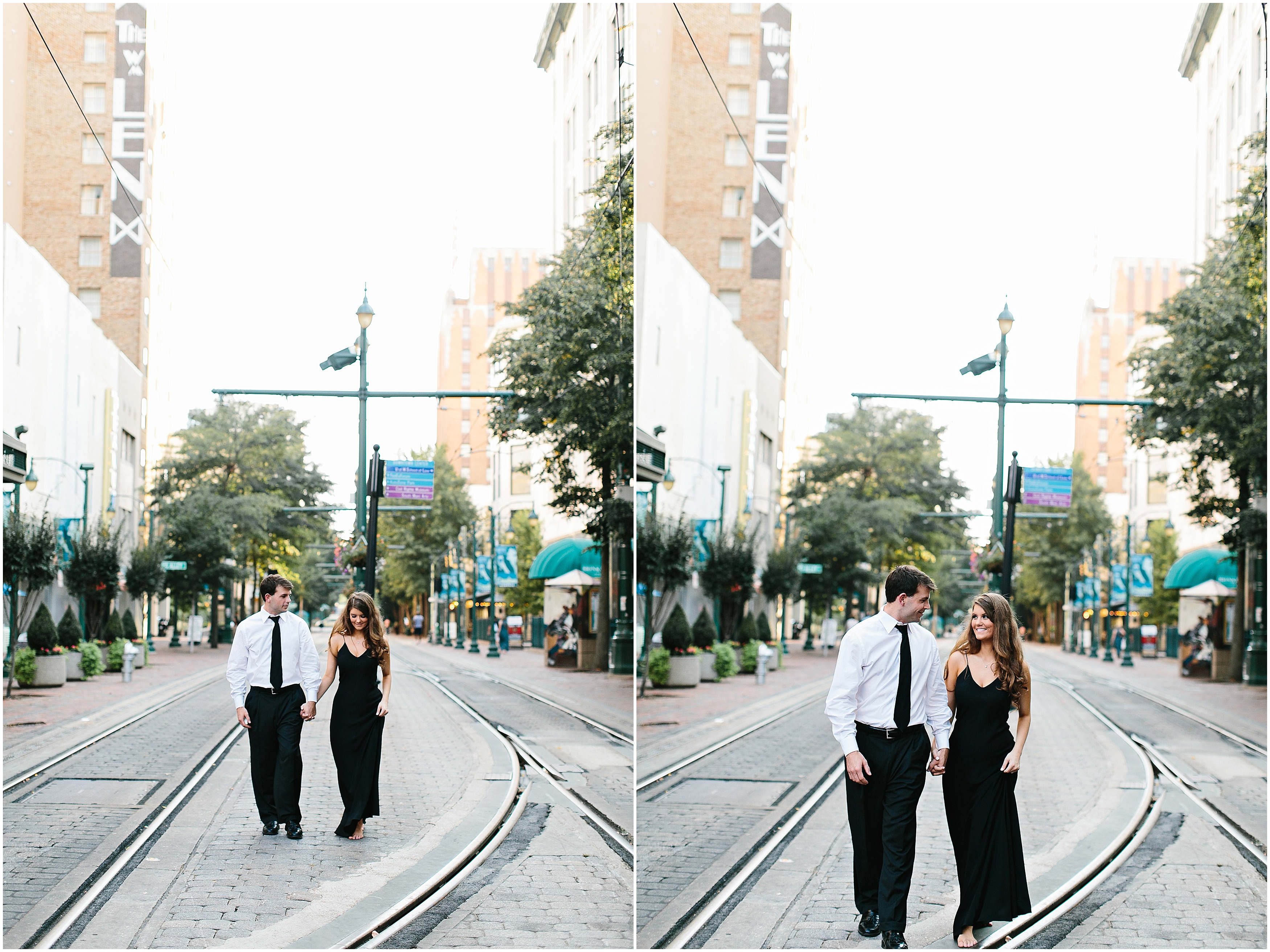 Urban engagements session. Downtown engagement session. Intimate wedding photos. Emotional raw engagement photos.