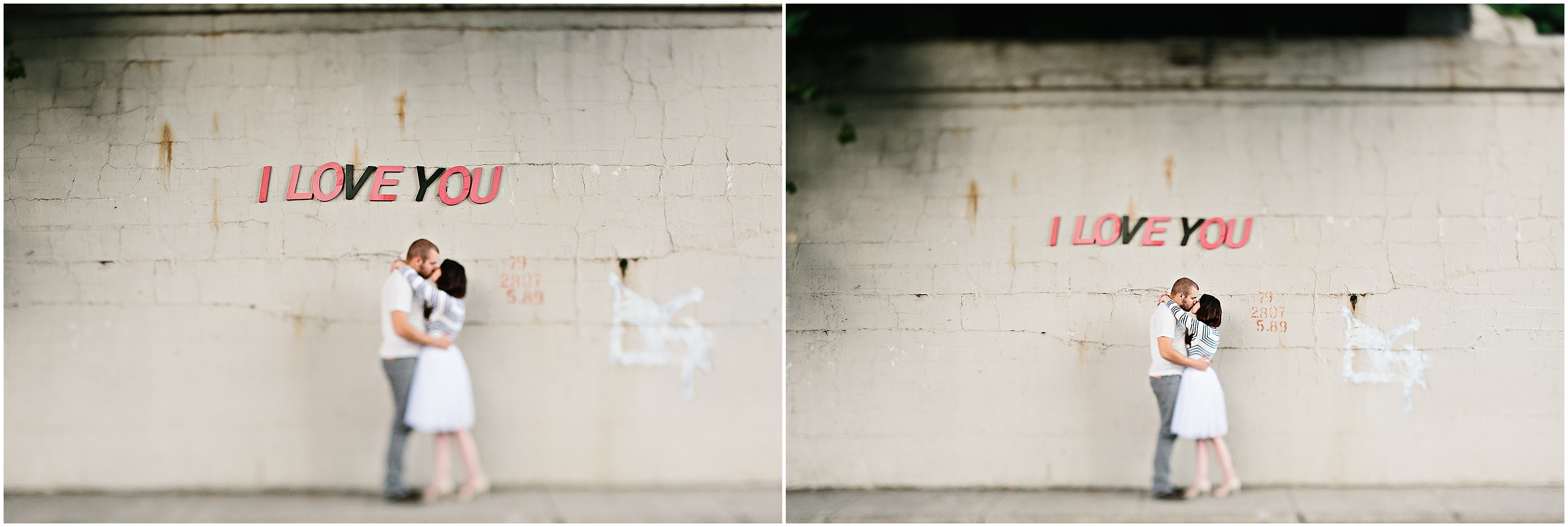 creative engagement photos. Urban engagement session, midtown engagement session. Journalistic wedding photographer. Tulle skirt