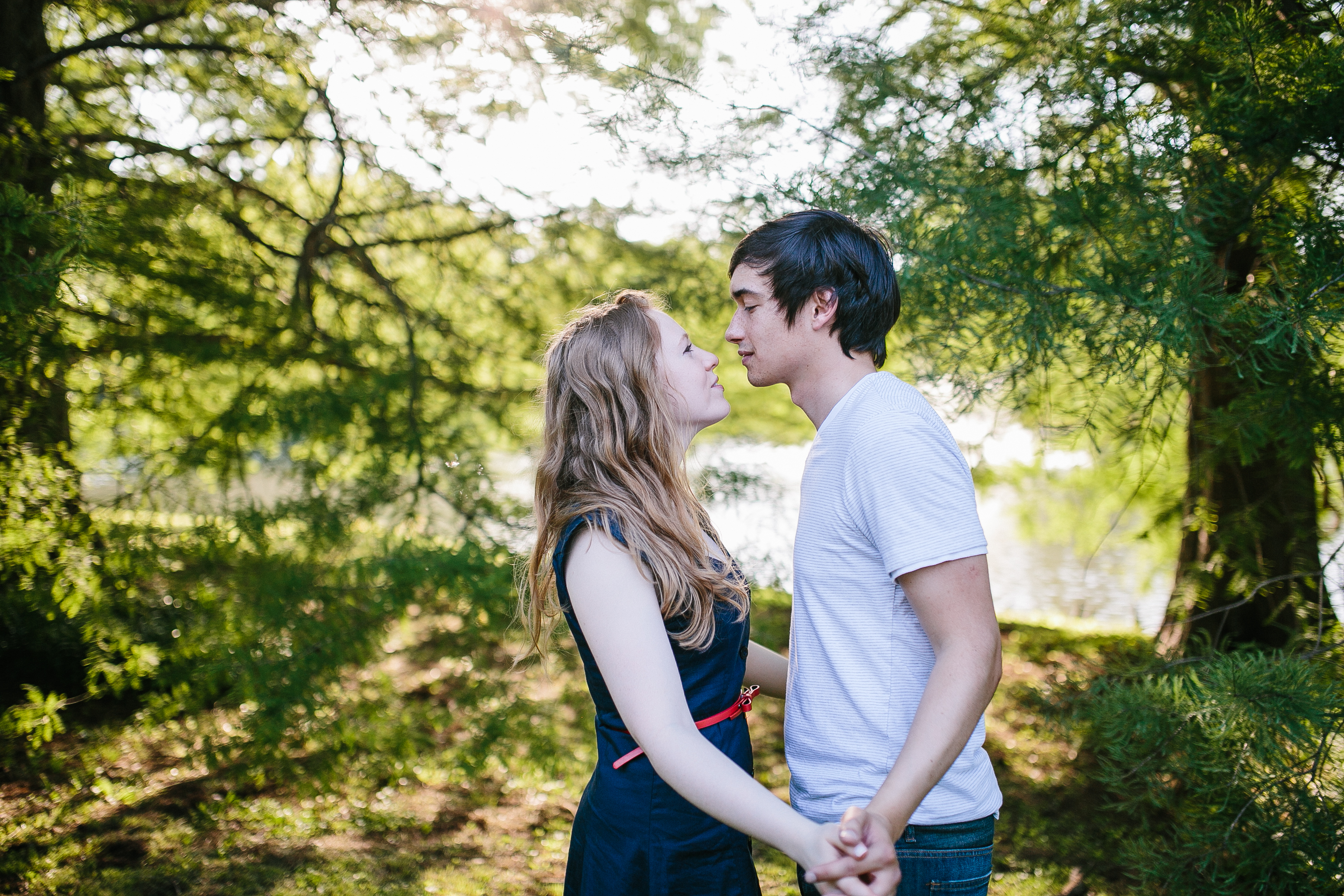 sweet intimate engagement photos