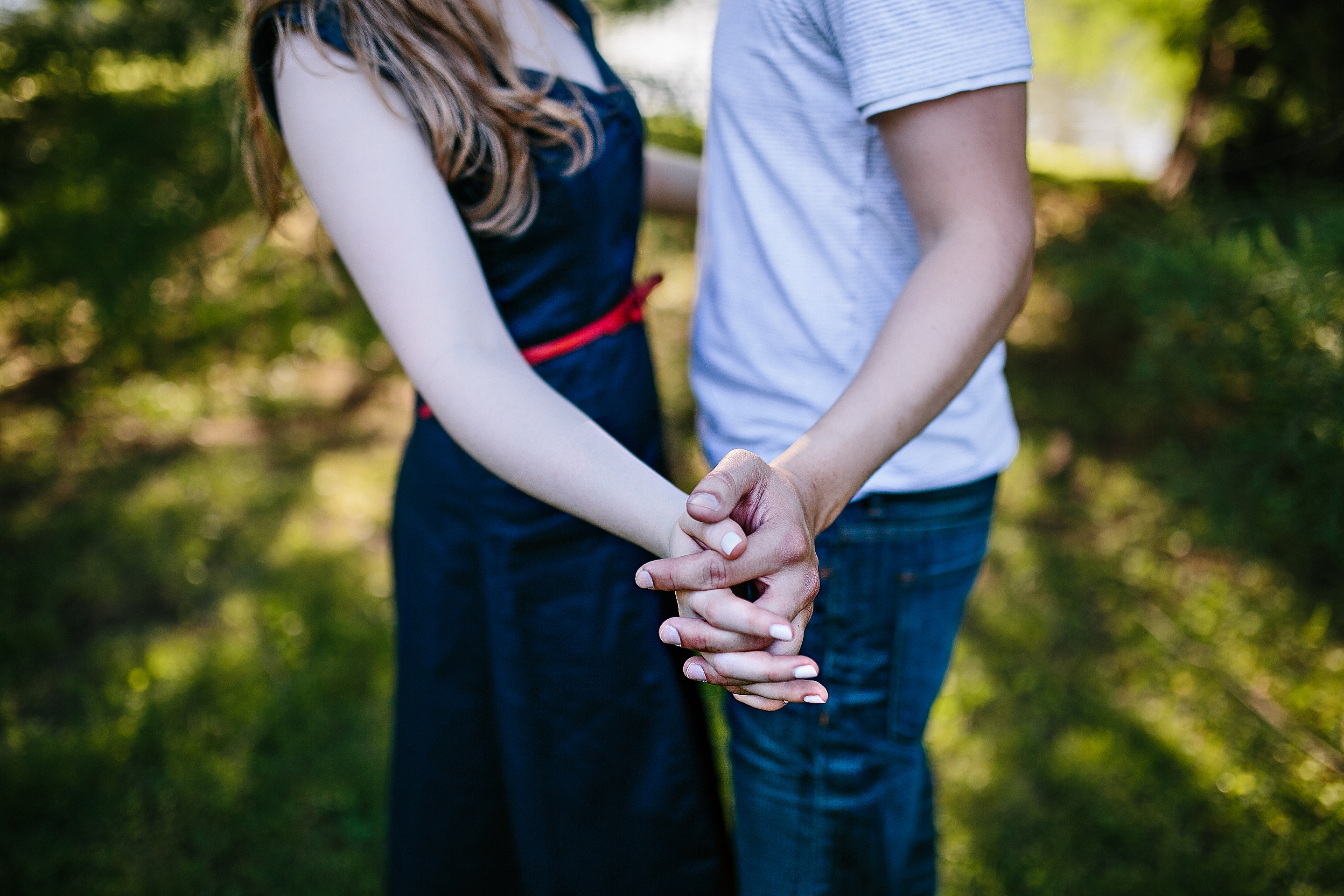 sweet intimate engagement photos