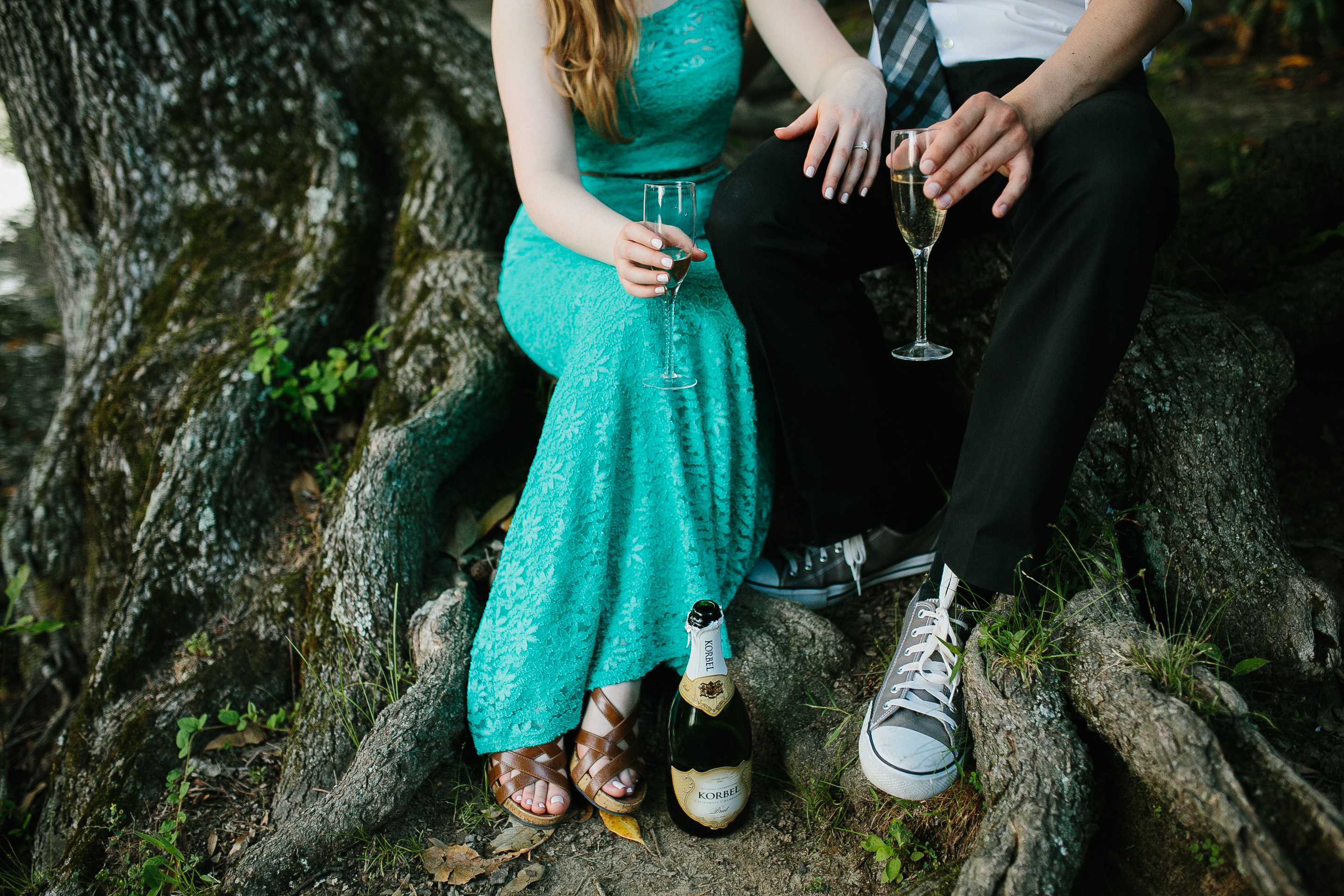 sweet intimate engagement photos