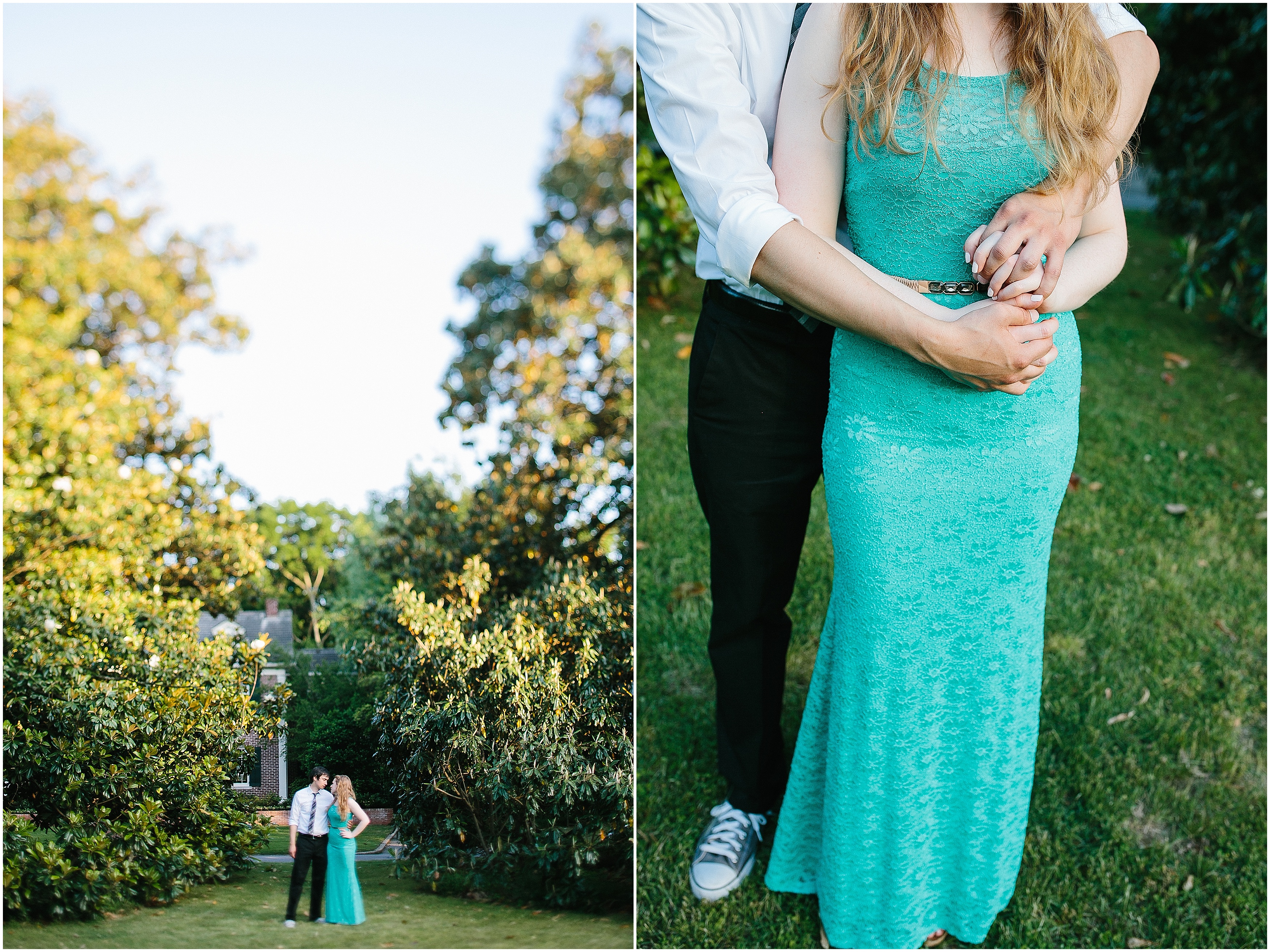 sweet intimate engagement photos