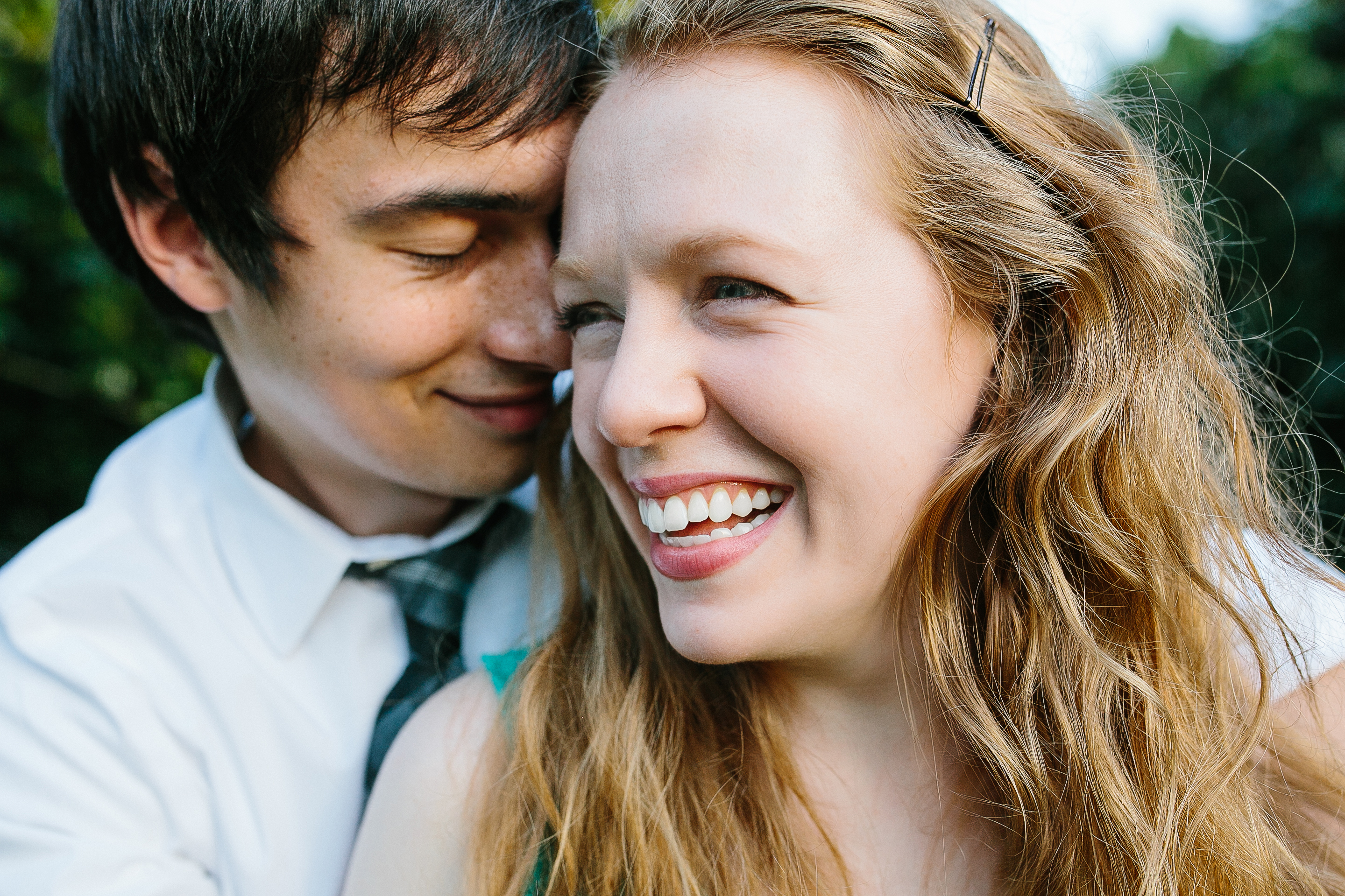 sweet intimate engagement photos