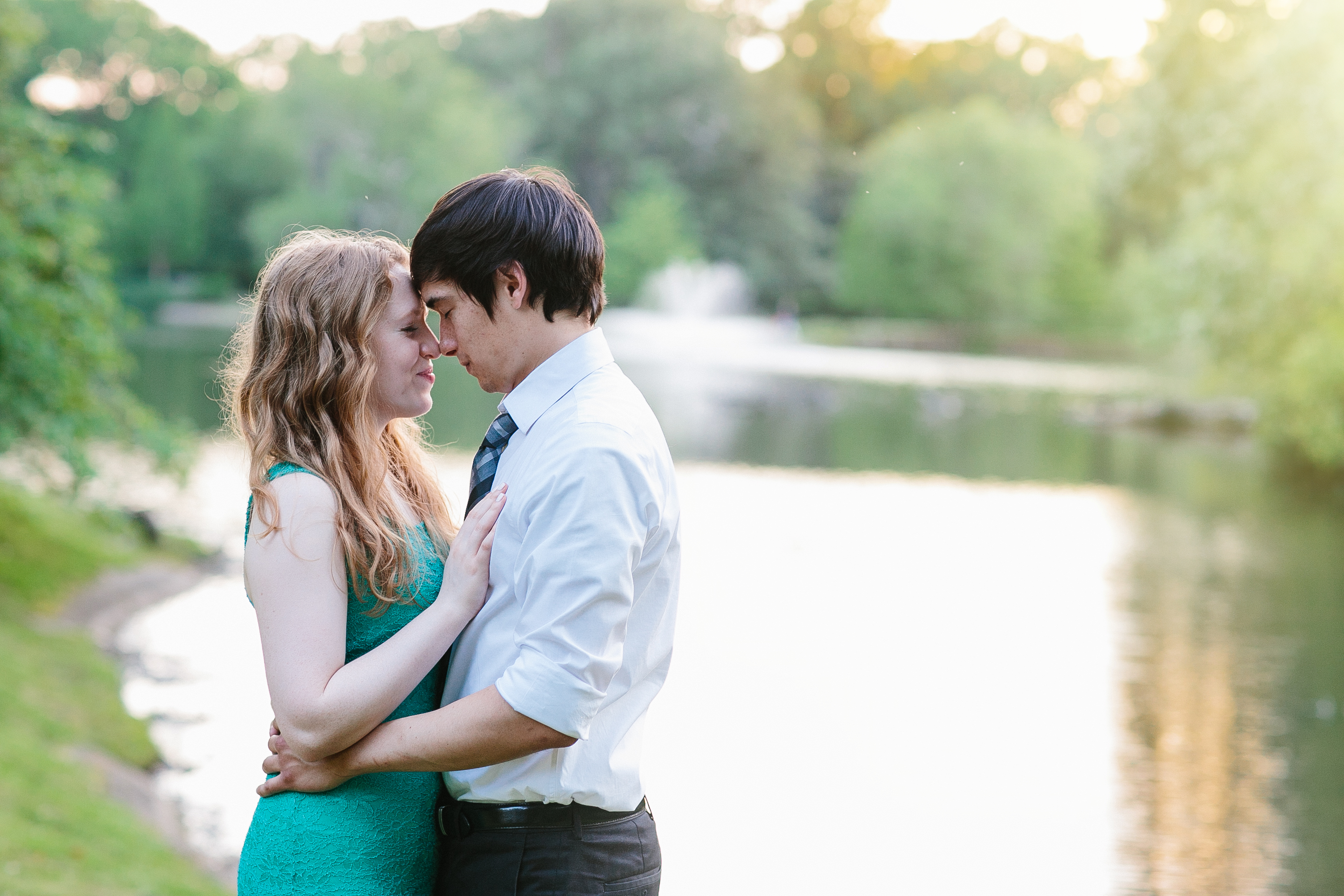 sweet intimate engagement photos