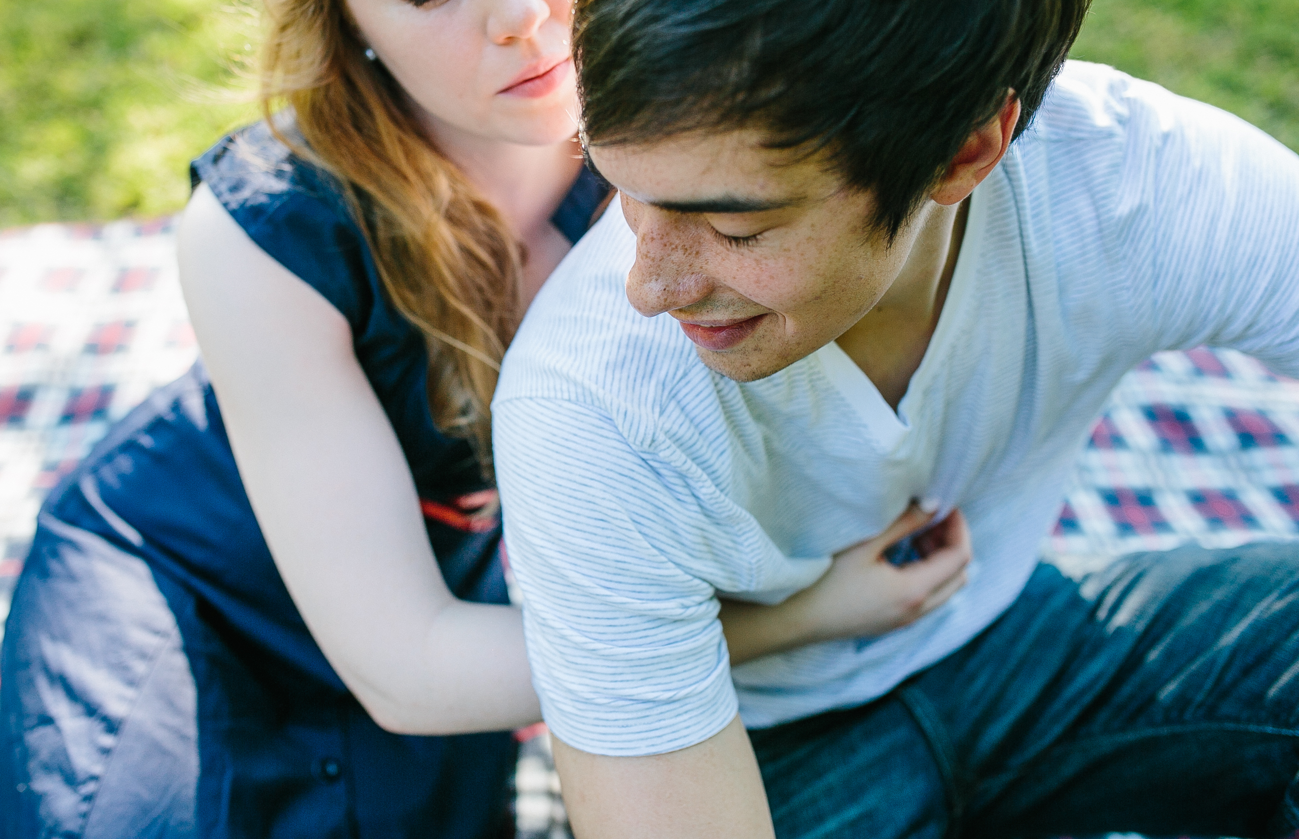 sweet intimate engagement photos