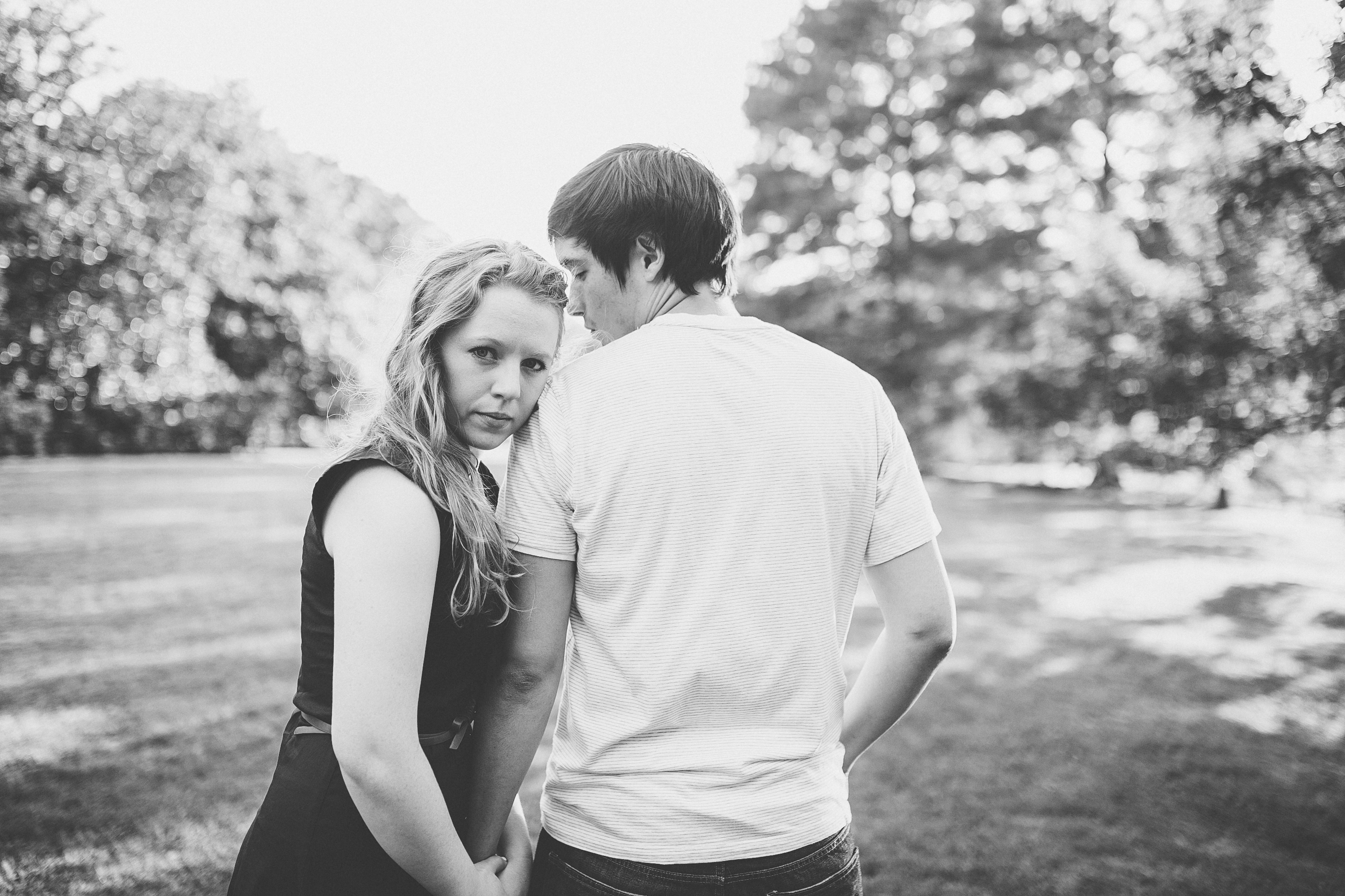 sweet intimate engagement photos