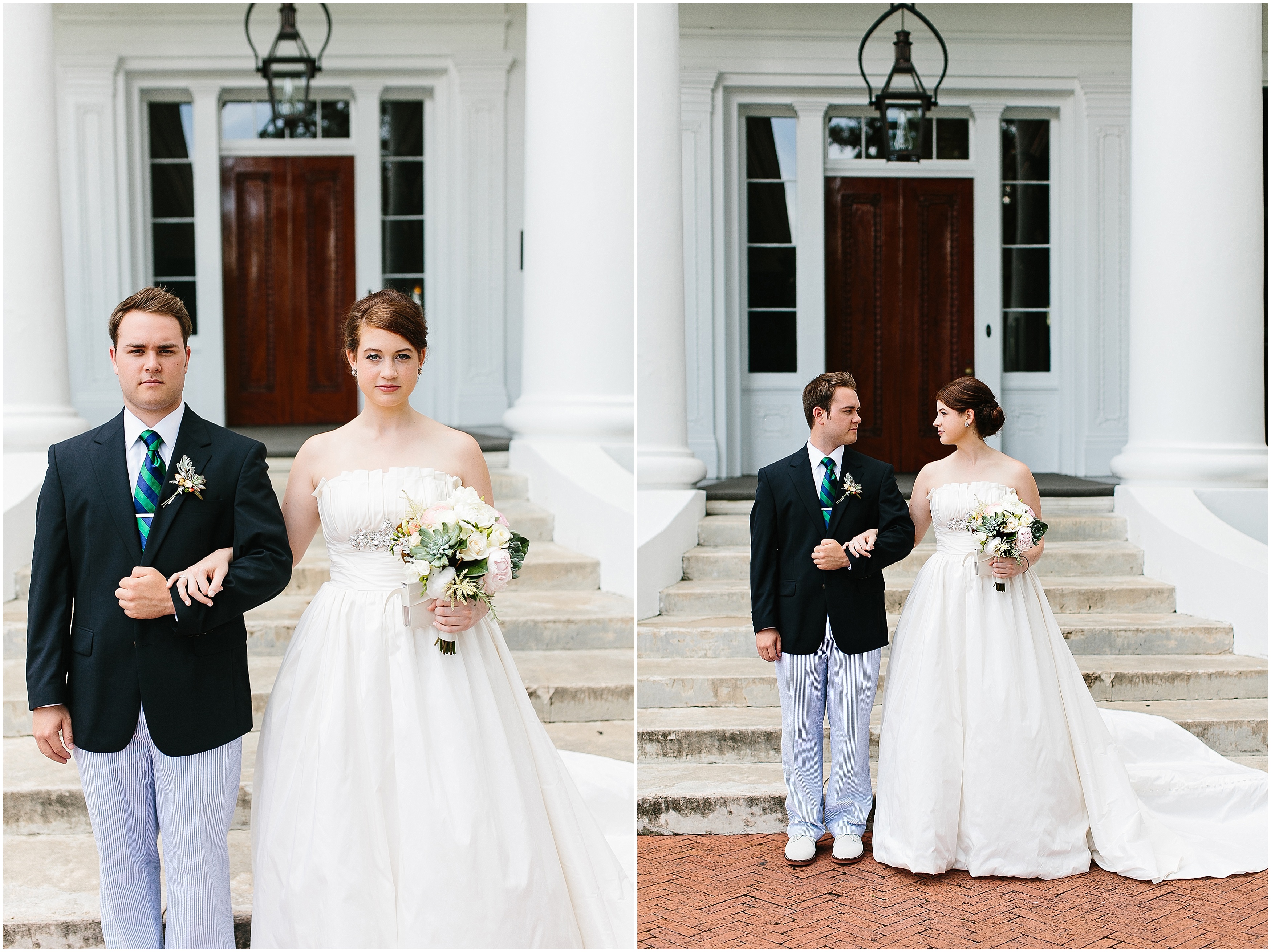 creative bride and groom portraits. Natchez Mississippi wedding photographer