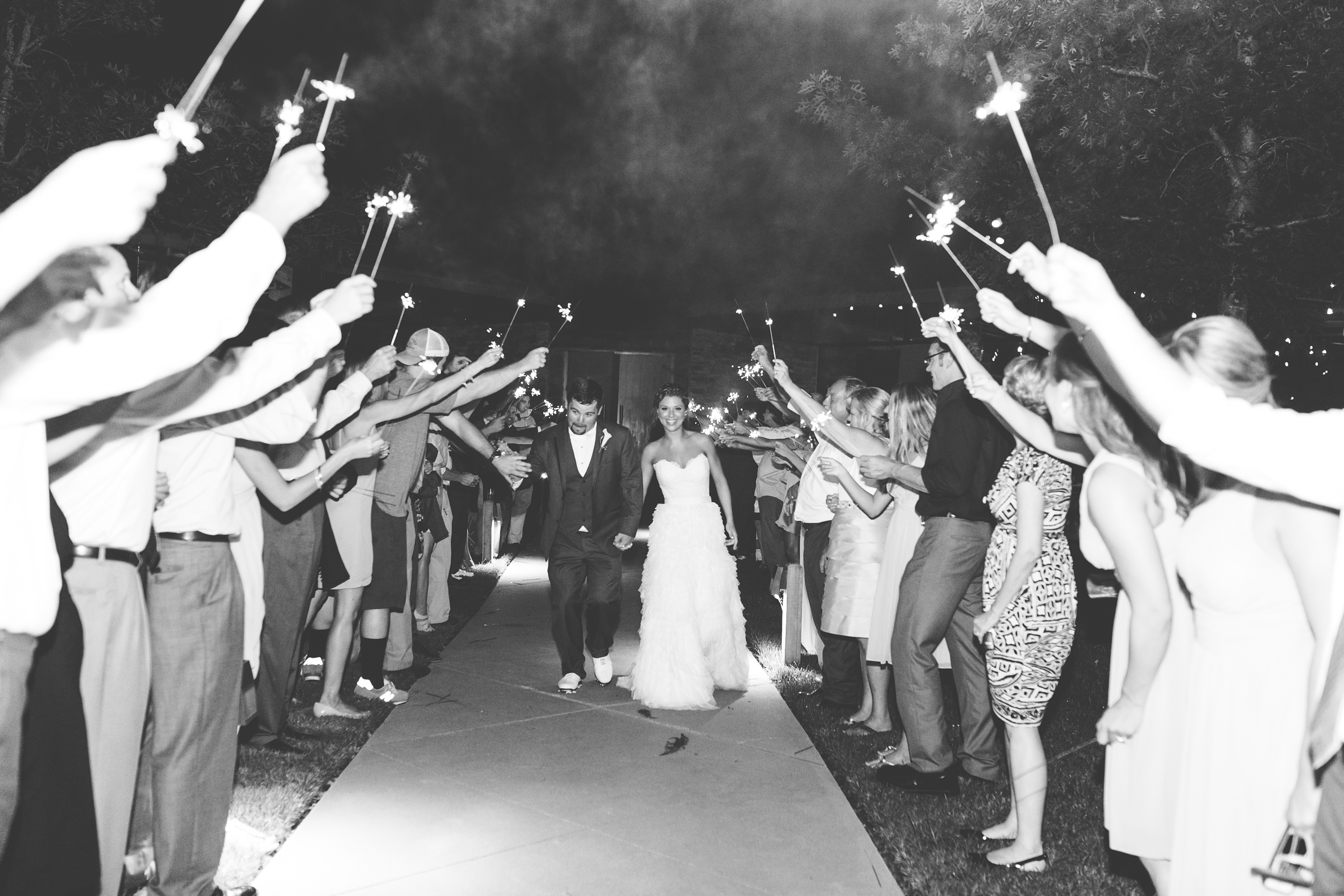 intimate wedding photography. candid wedding photography. sparkler wedding exit