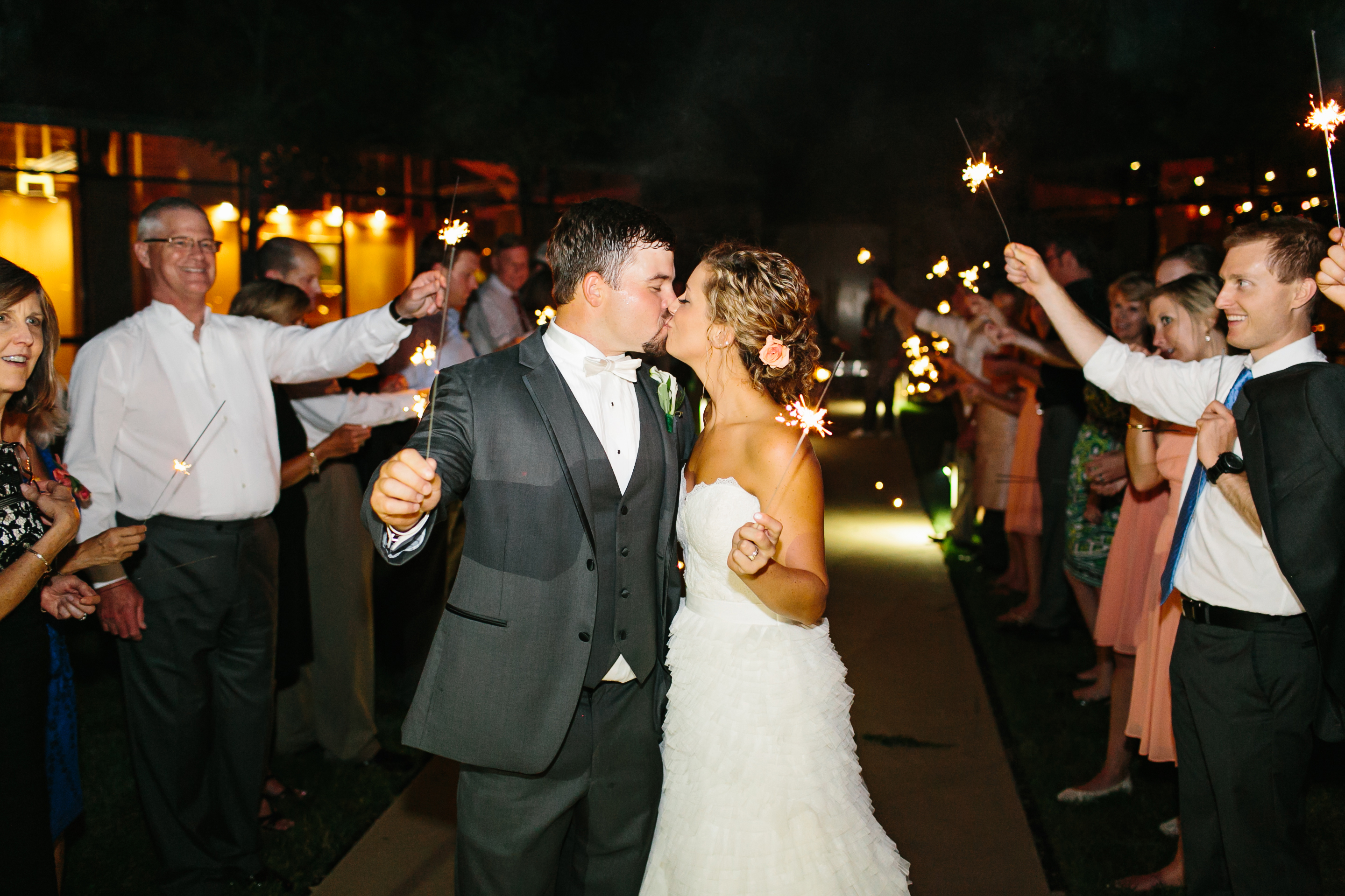 intimate wedding photography. candid wedding photography. sparkler wedding exit