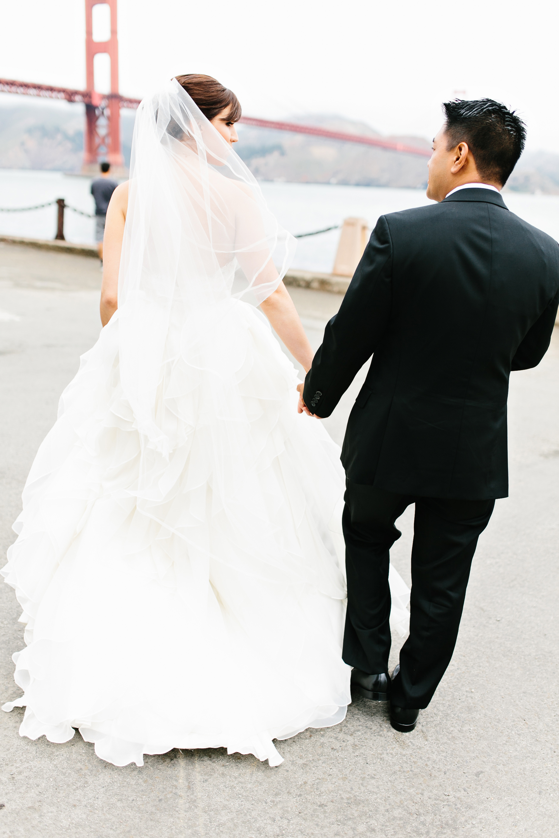 golden gate bridge wedding. golden gate park wedding. karl the fog. san francisco wedding. san francisco wedding photographer