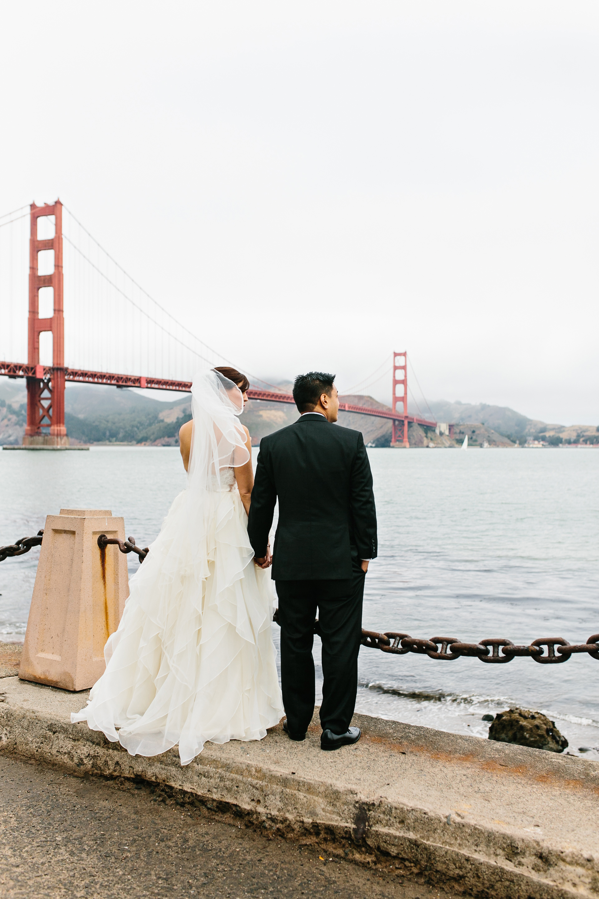 golden gate bridge wedding. golden gate park wedding. karl the fog. san francisco wedding. san francisco wedding photographer